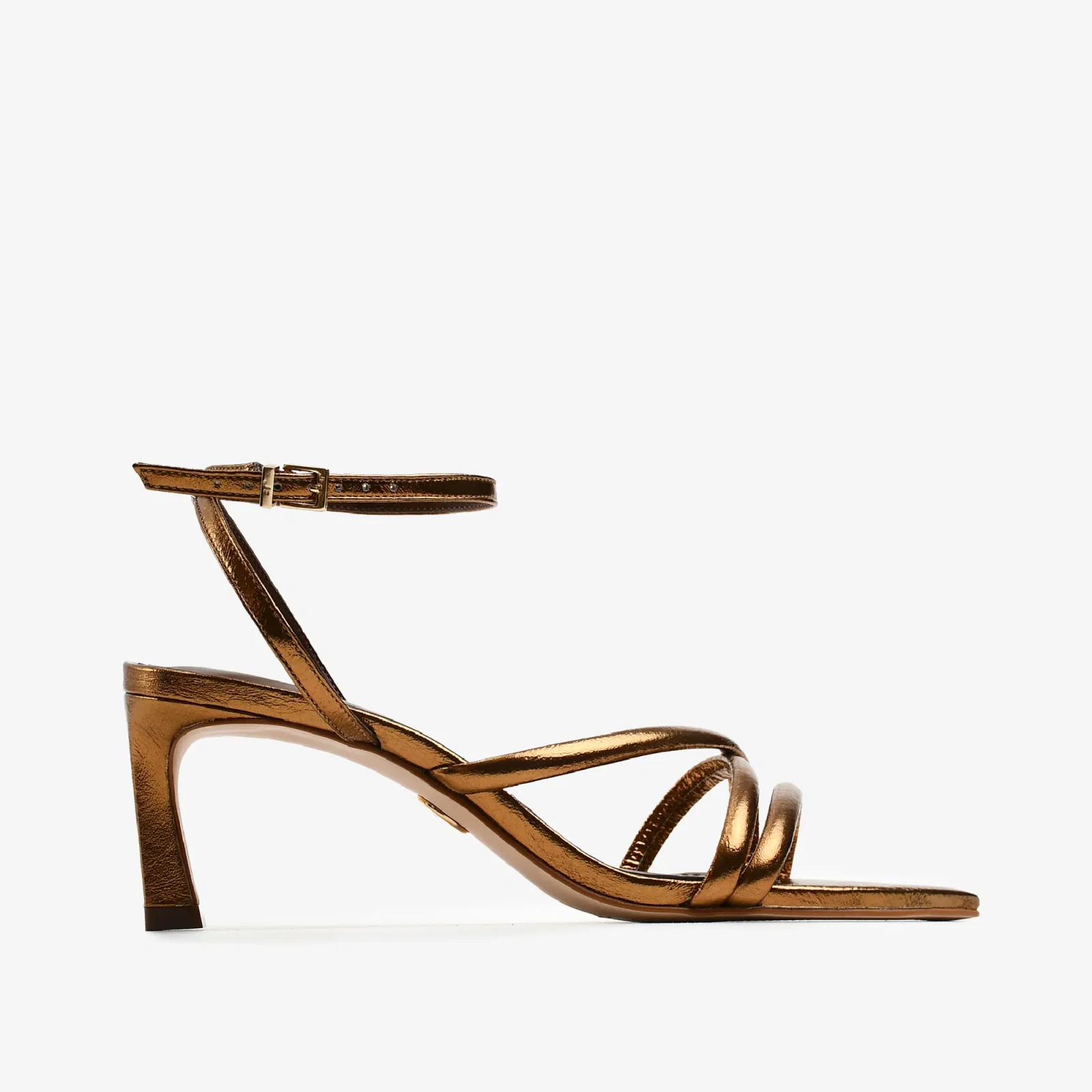 Sandália Metal Bronze Couro — imagem 1
