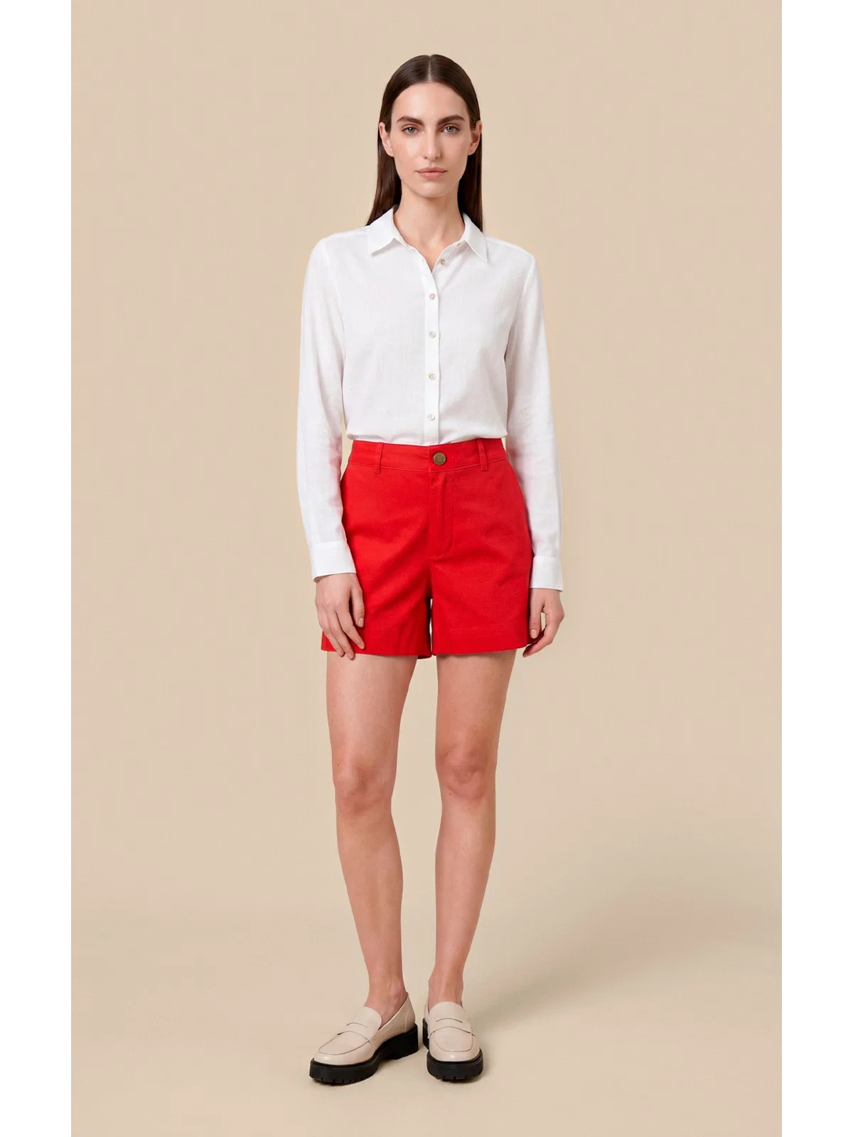 Shorts Sabrina Jogging Color Vermelho