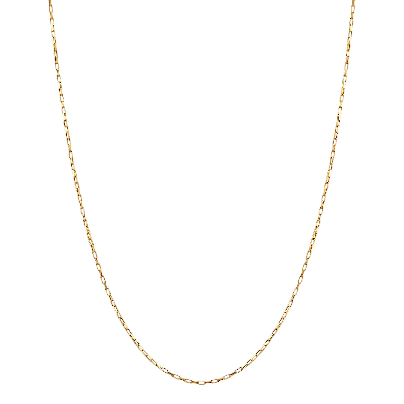 Corrente Veneziana Alongada em Ouro Amarelo 18K, 60 cm — imagem 1