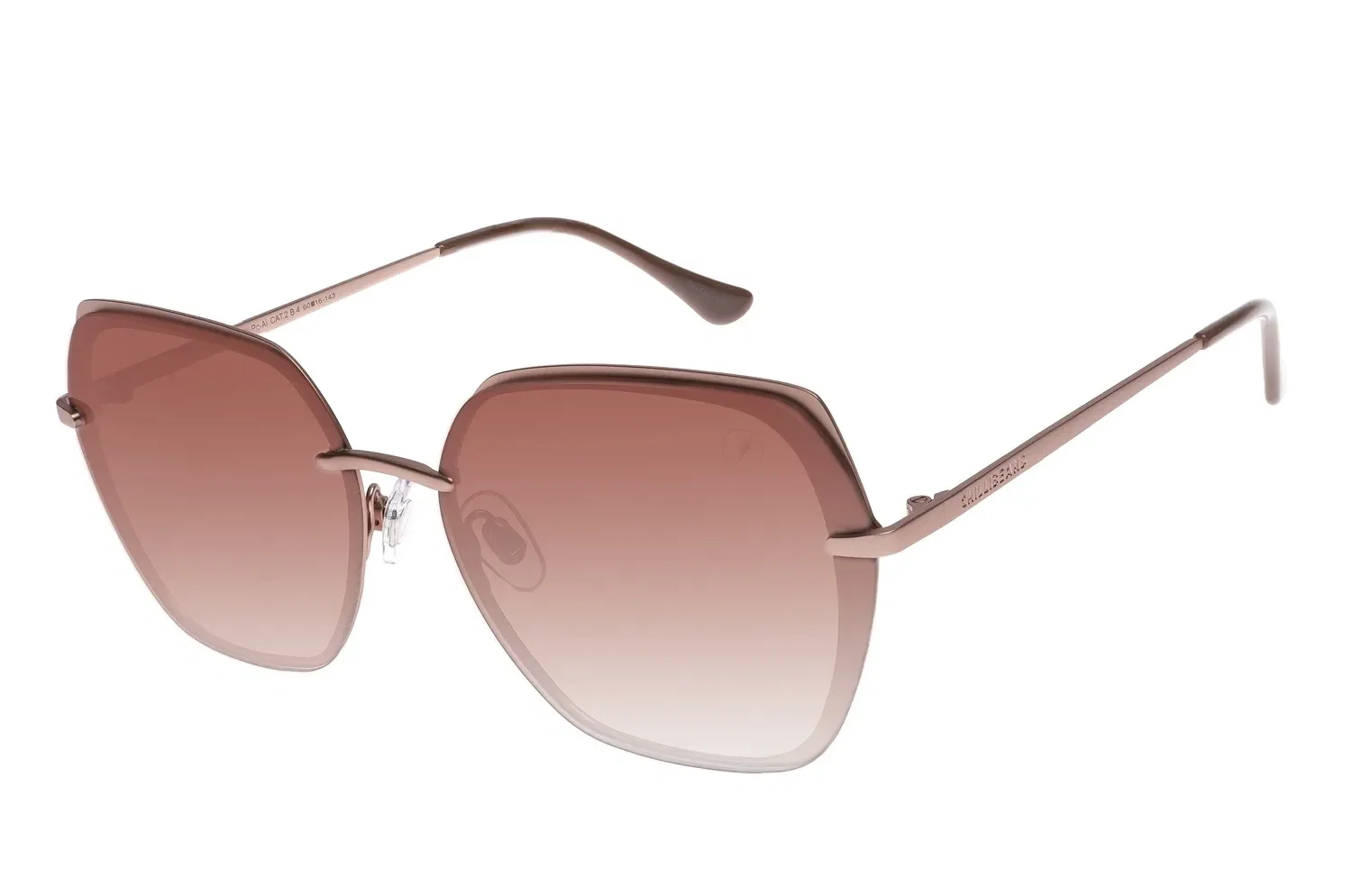 Óculos de Sol Feminino Chilli Beans Clássicos Quadrado Rosé