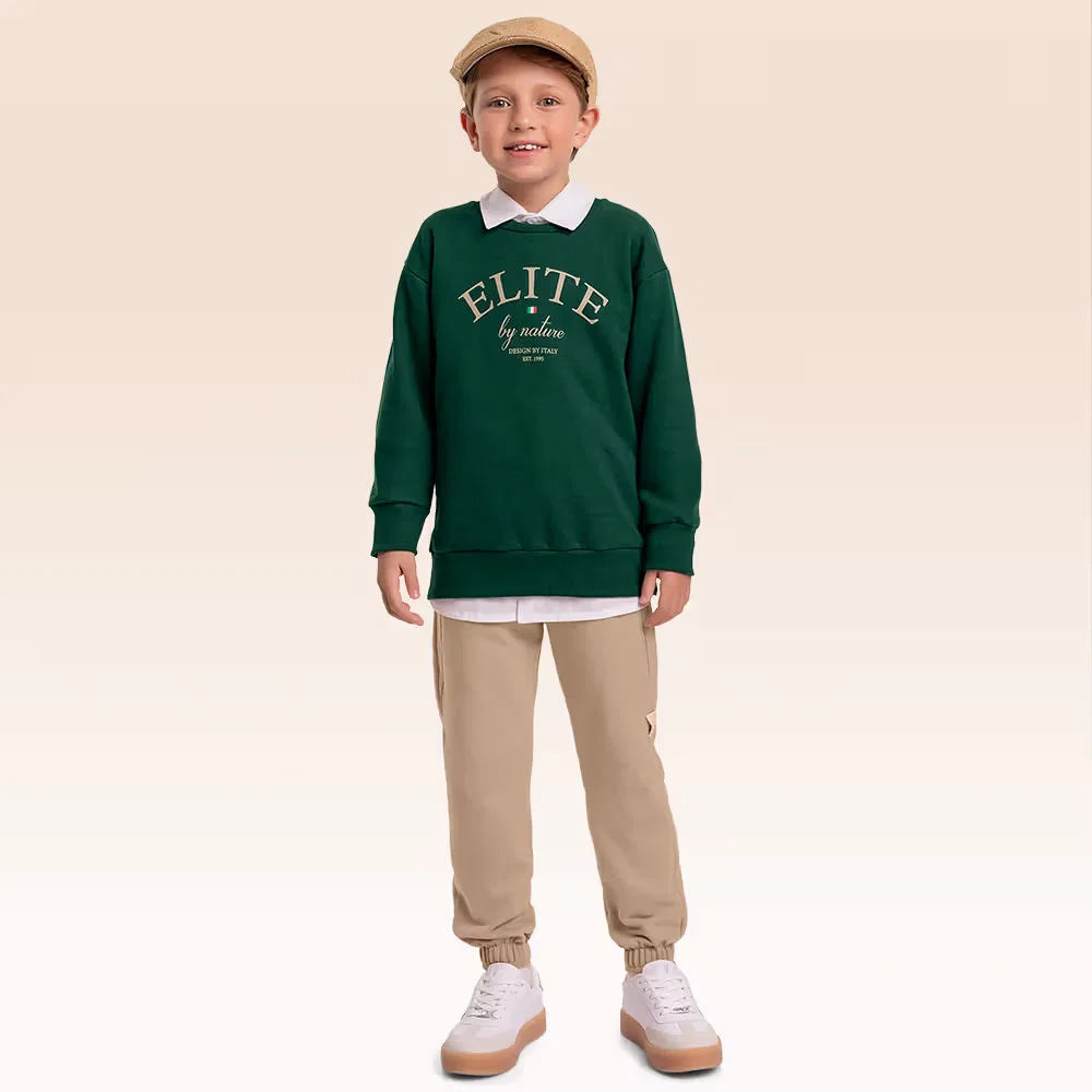 Conjunto blusão e calça moletom