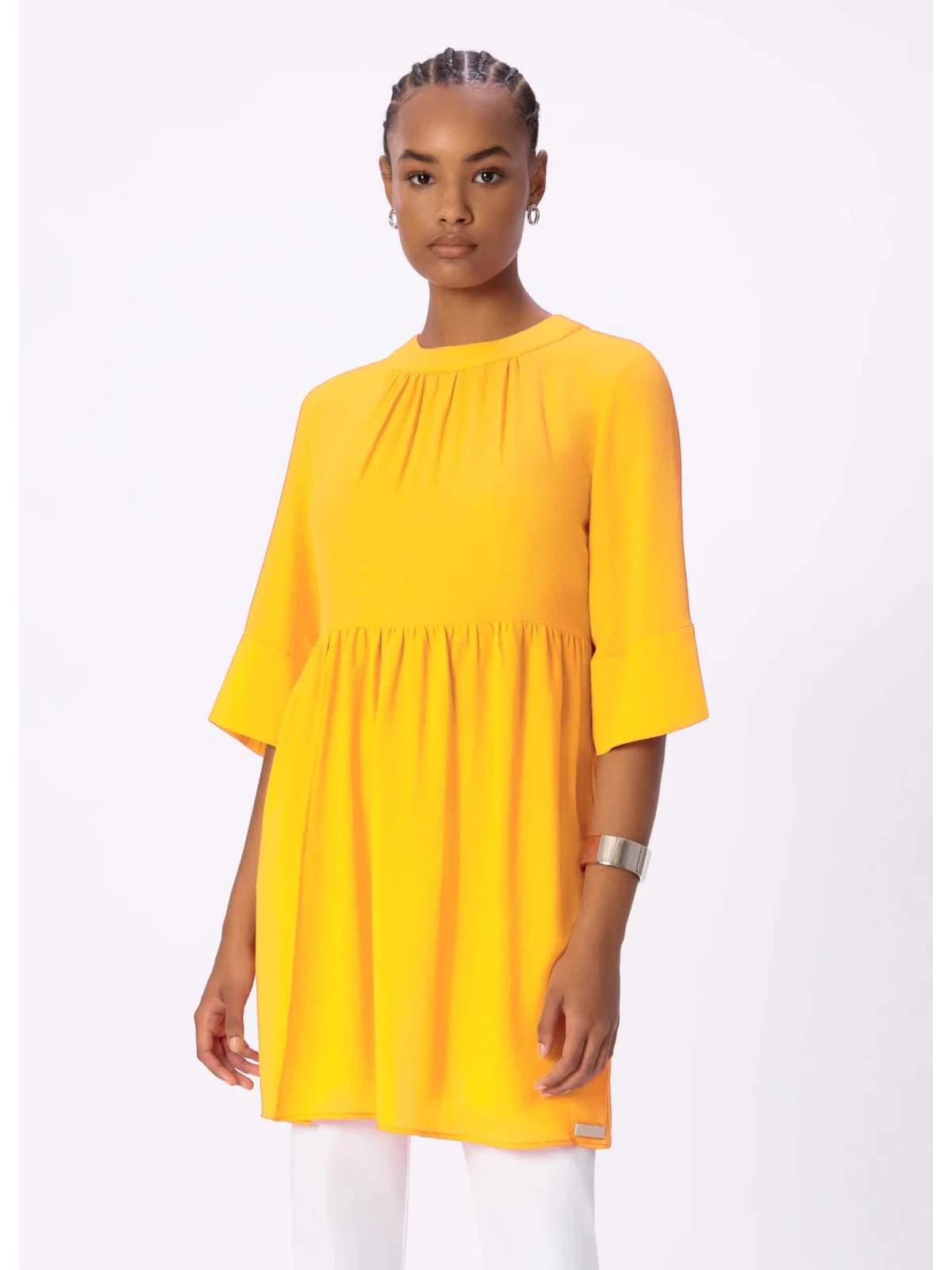 Vestido Túnica Mostarda