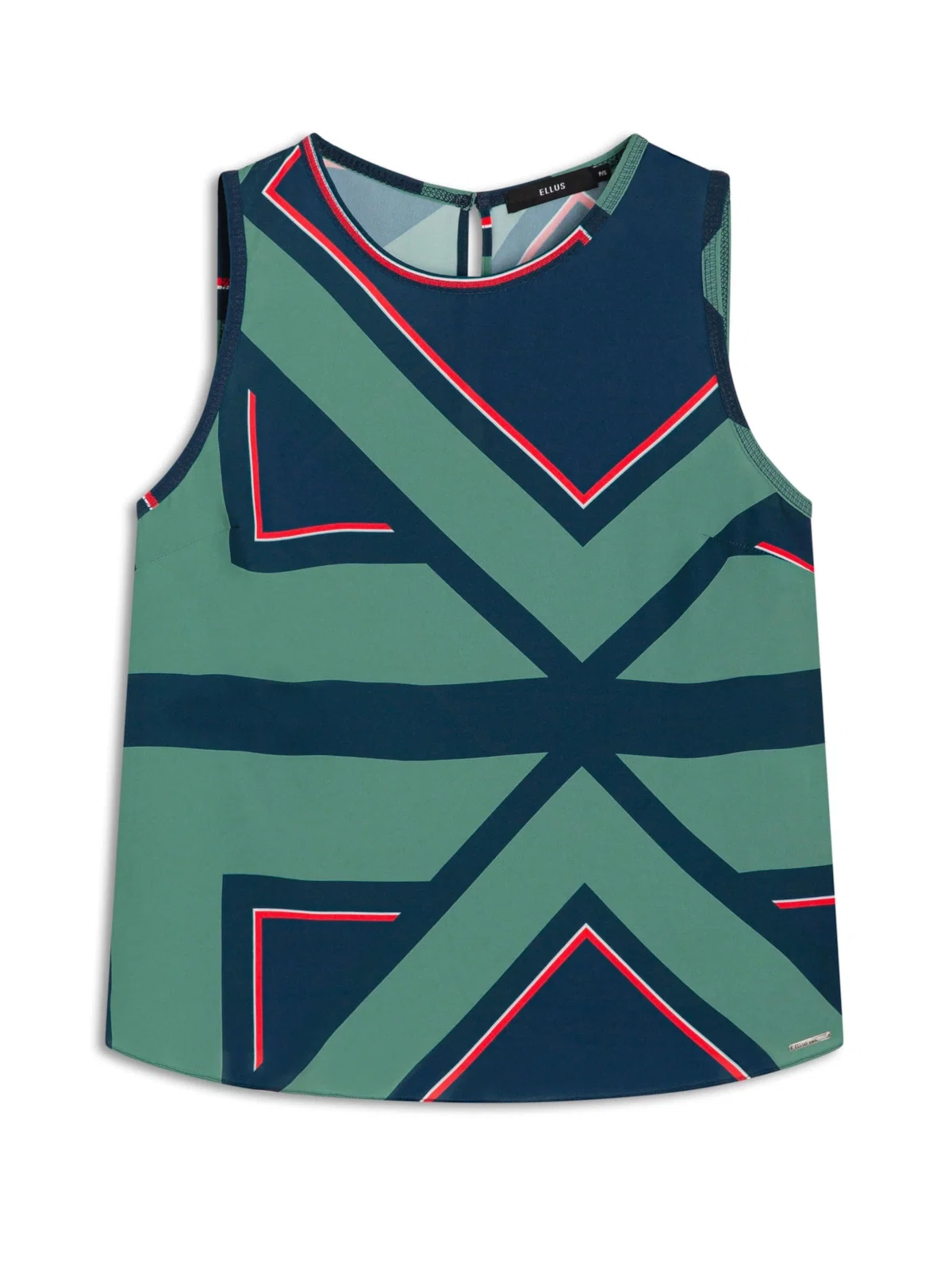 Blusa Beta Geometrico Sleeveless Padrao 1 — imagem 1