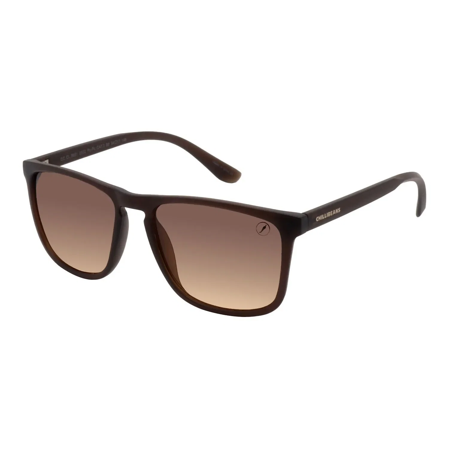 Óculos de Sol Masculino Chilli Beans Quadrado Marrom — imagem 1