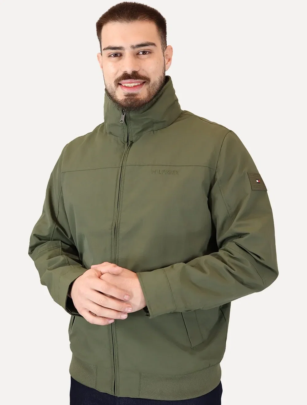 Jaqueta Tommy Hilfiger Masculina Sustainable Regatta Jacket Verde Militar