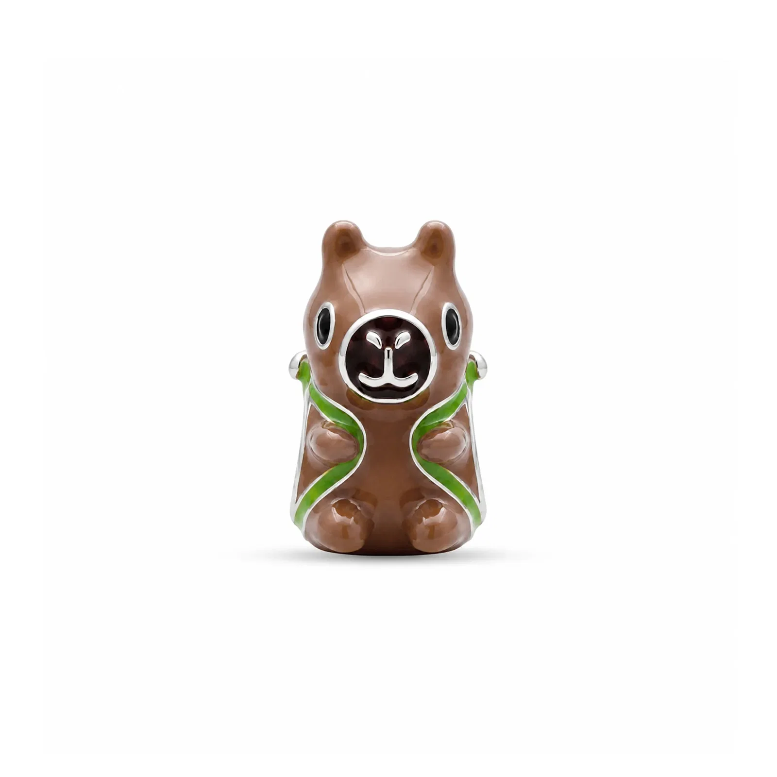 Pingente Life Capivara Mochila em Prata 925 — imagem 1