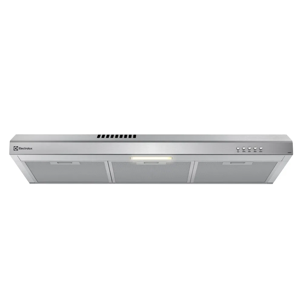 Depurador de Ar Electrolux 80cm Inox Alto Poder de Sucção, Luz LED e Filtragem Dupla (DE8SS)