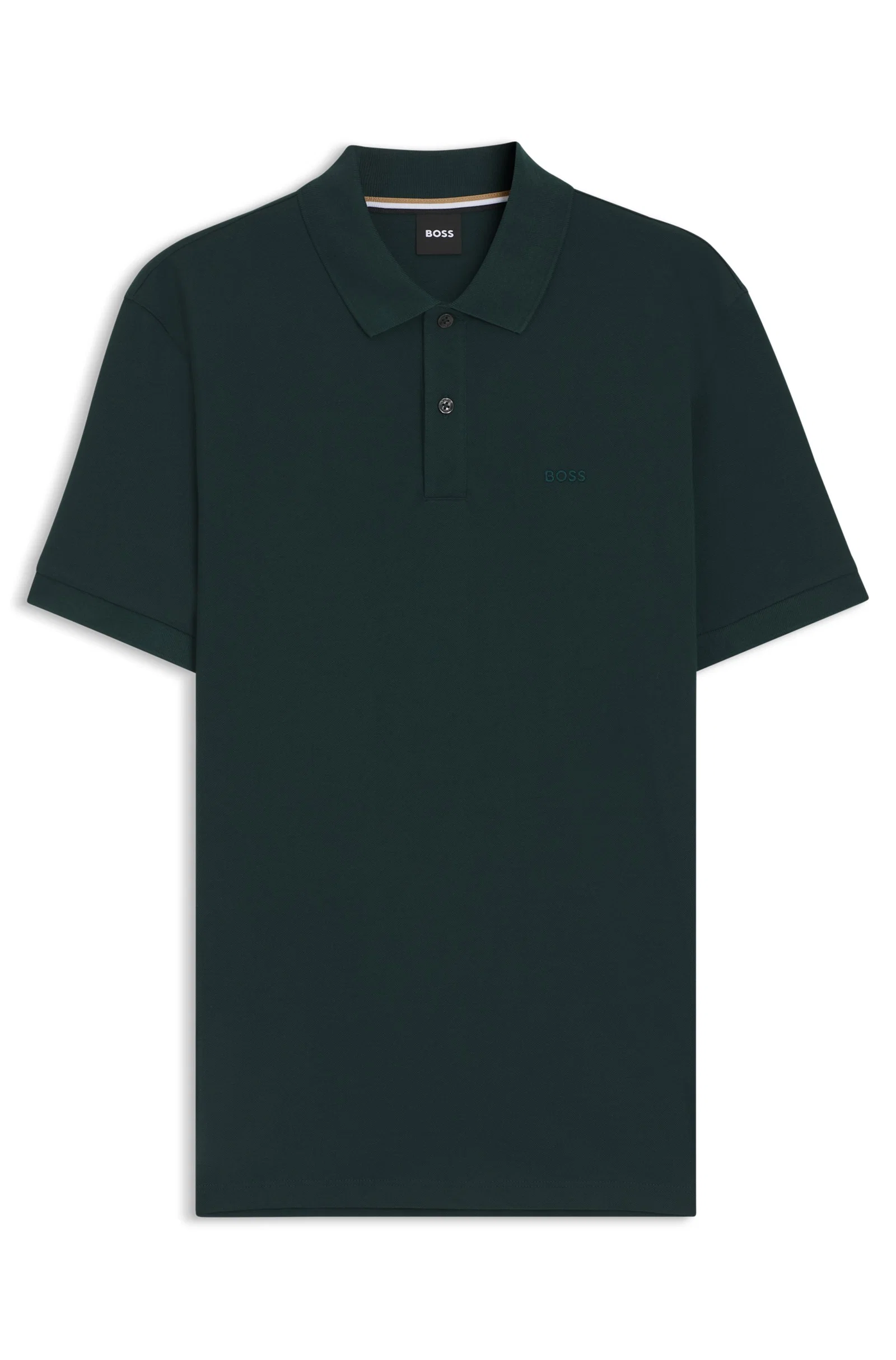 Polo Em Algodão Orgânico Com Logo Bordado