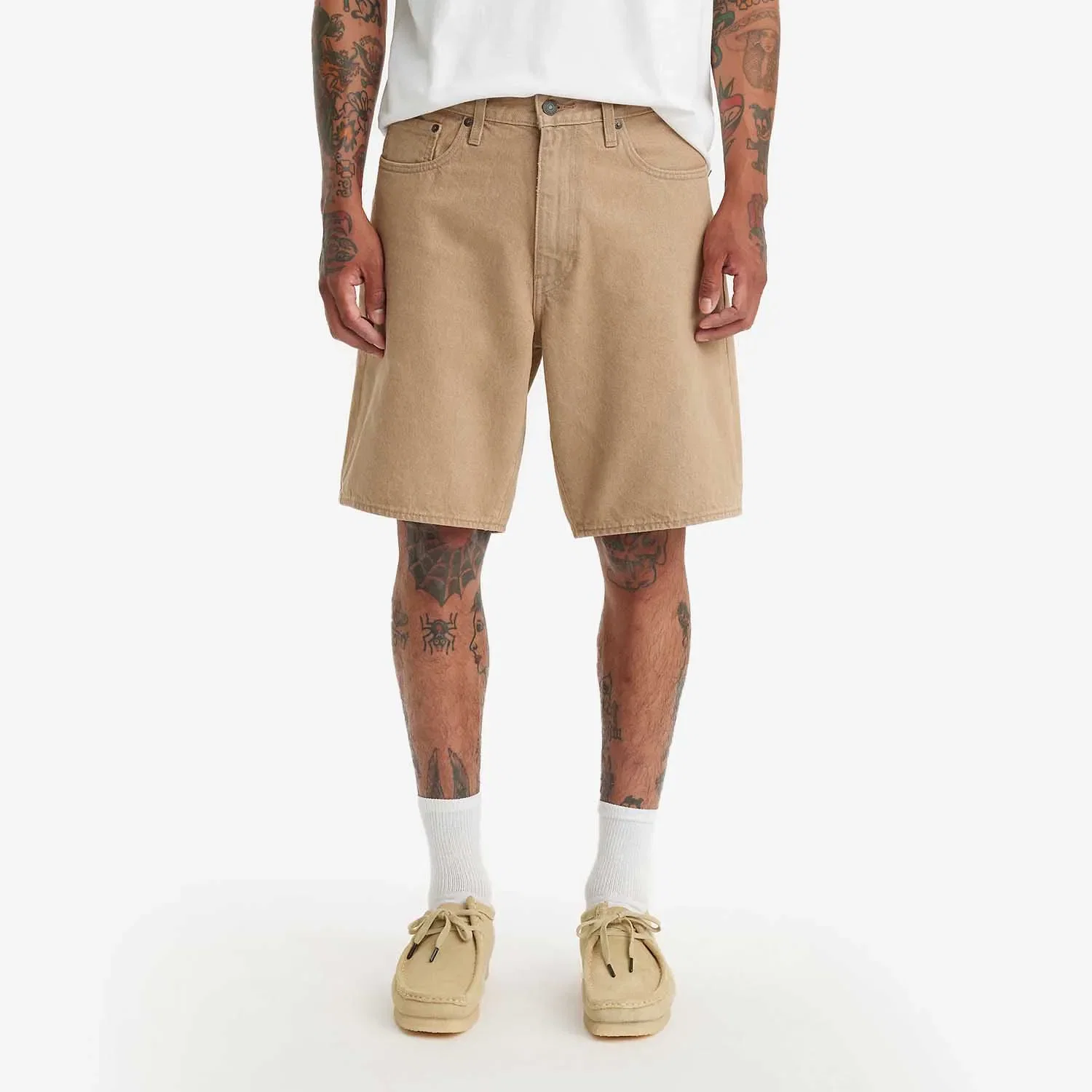 Bermuda Jeans Levi's® 468 Stay Loose Bege