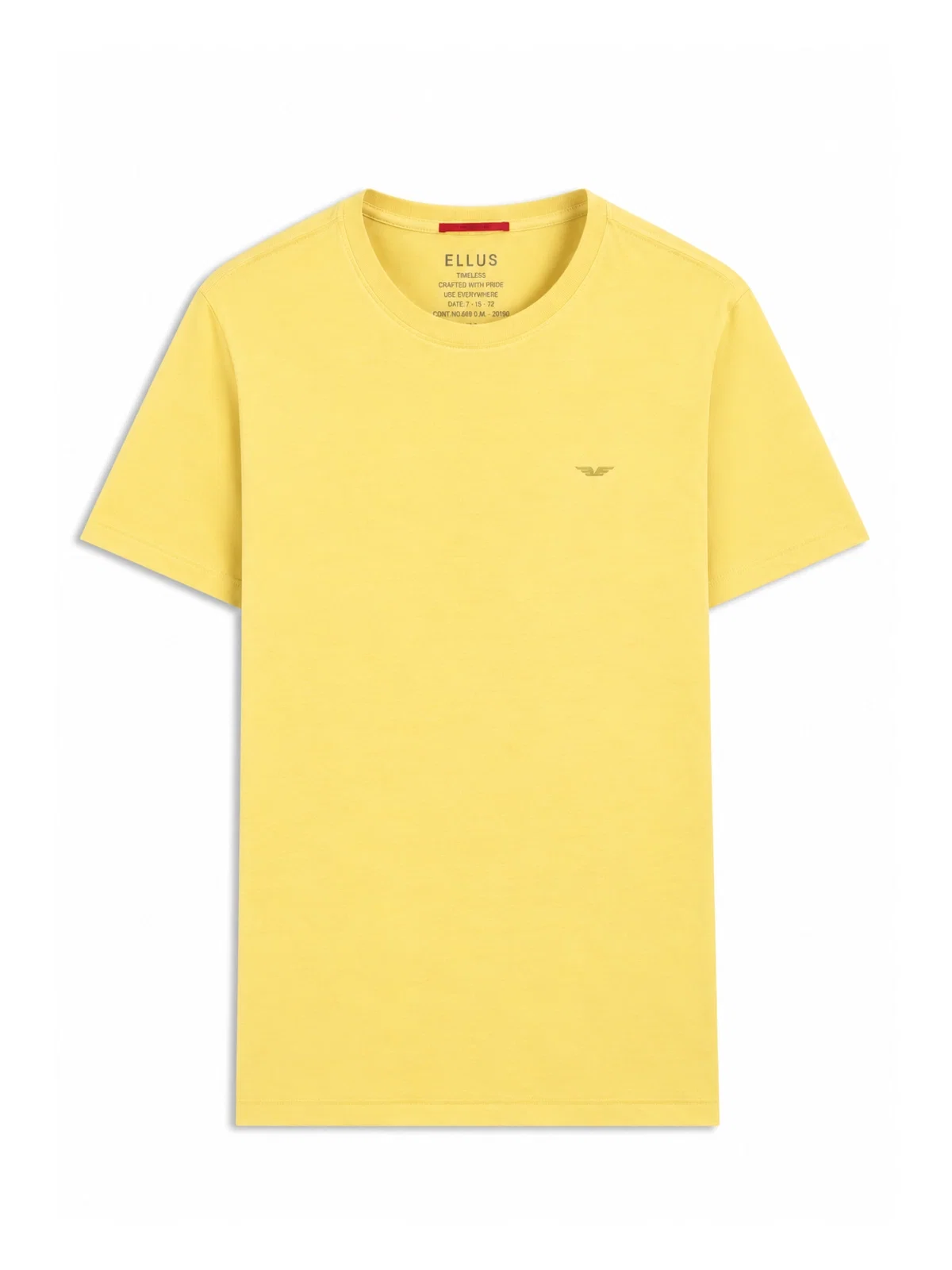 T-Shirt Pima Easa Mirror Amarelo