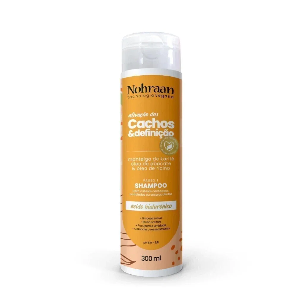 Shampoo Nohraan Ativação dos Cachos & Definição 300ml