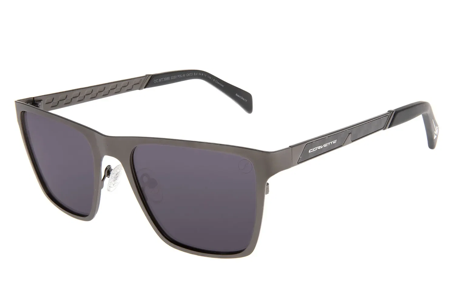 Óculos de Sol Masculino Camaro e Corvette Stingray Ônix