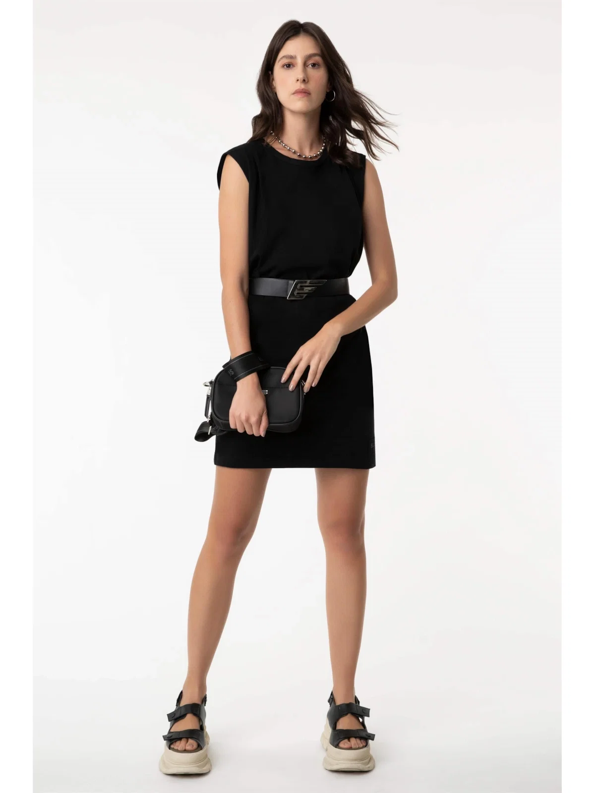 Vestido Ellus Edgy Preto
