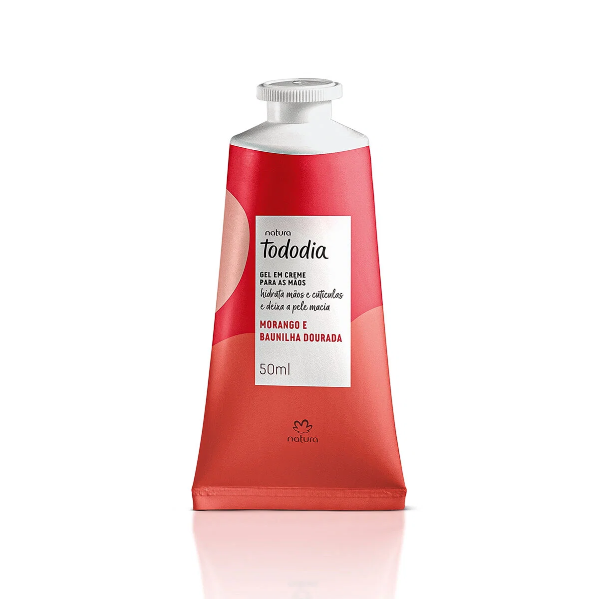Creme Nutritivo para as Mãos Tododia Morango e Baunilha Dourada 50 ml