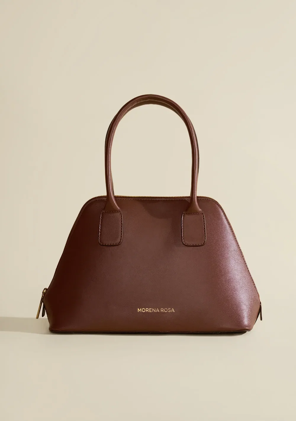 Bolsa Handbag Alça Dupla Marrom