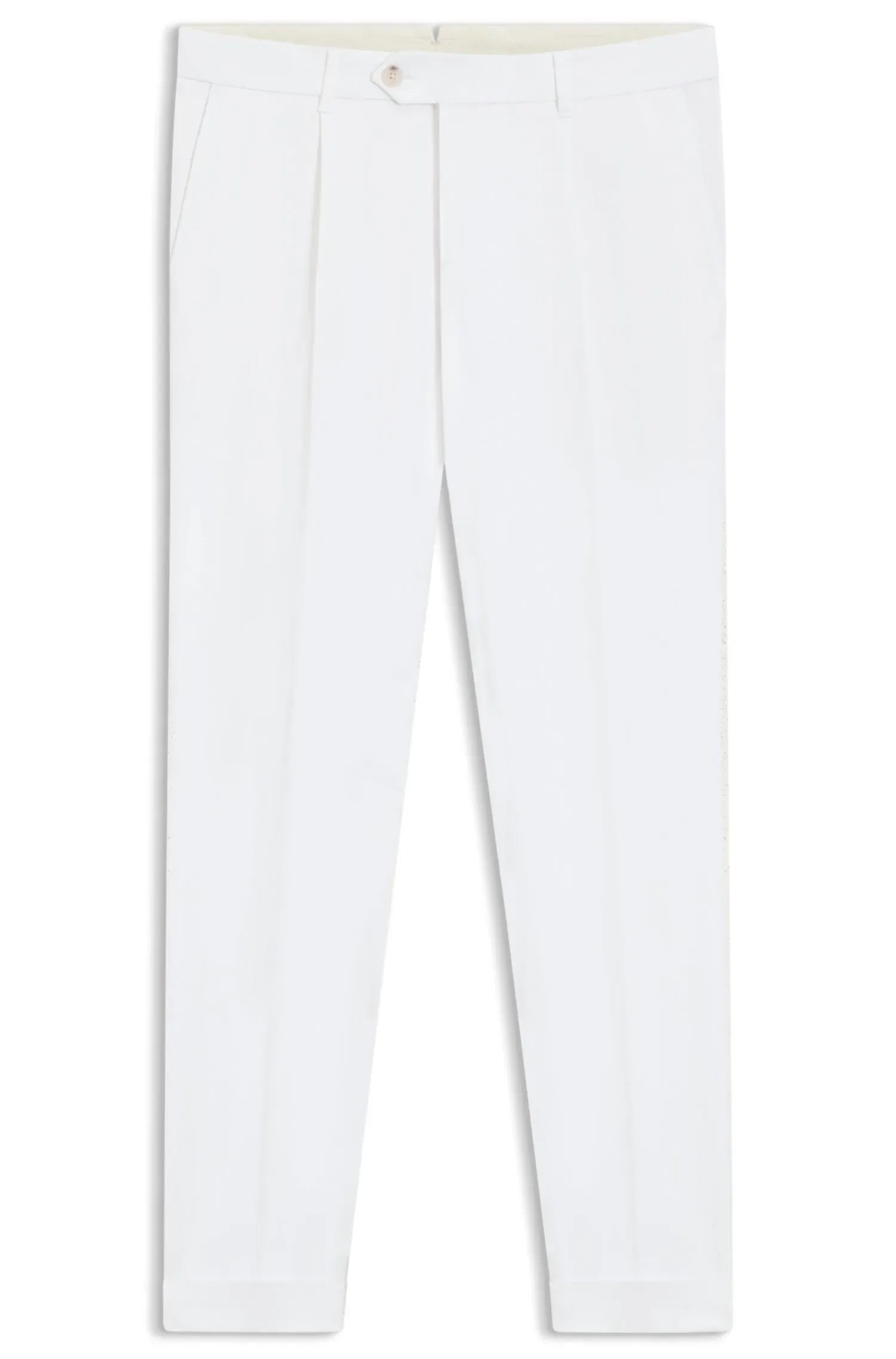 Calça Slim Fit em algodão elástico confortável