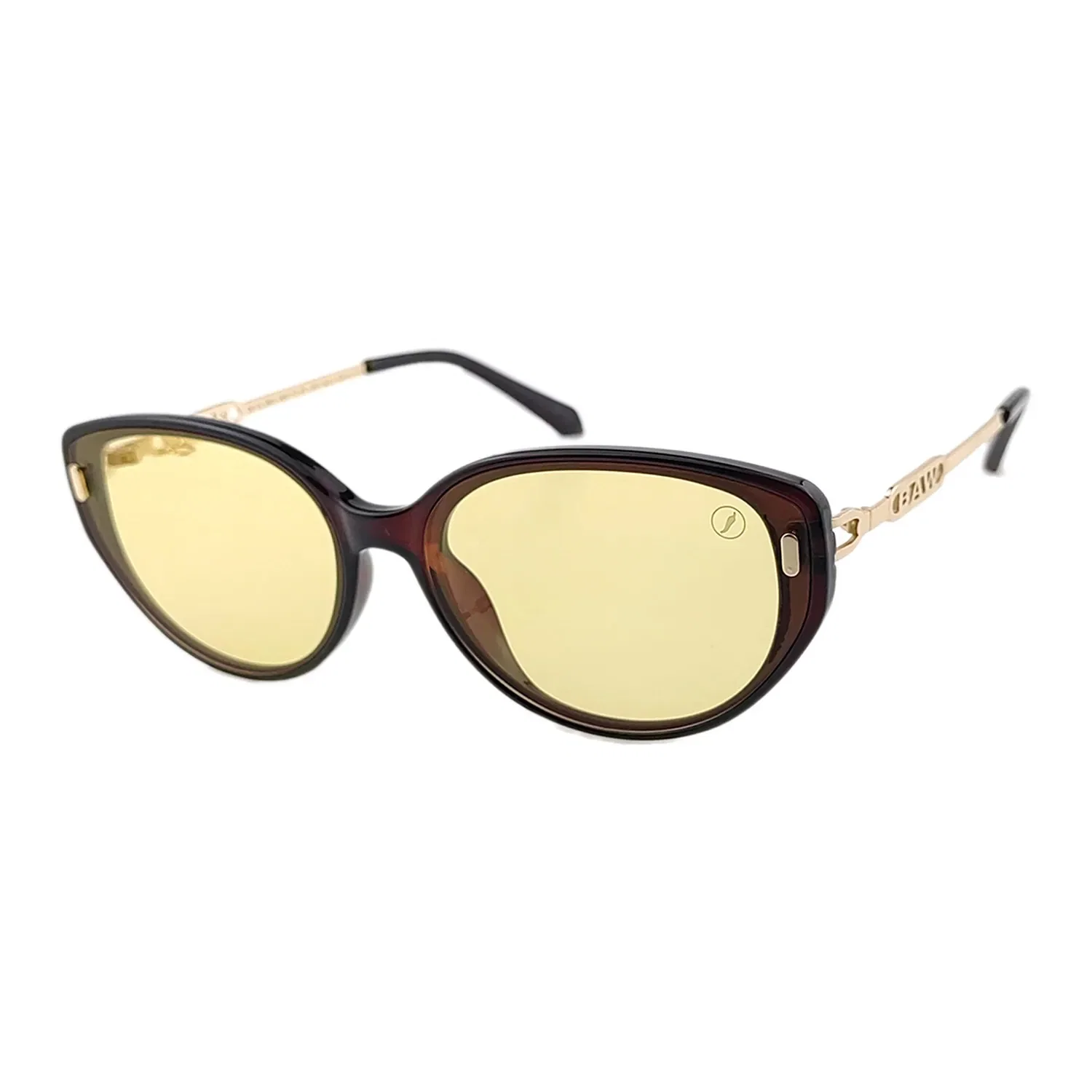 Óculos de Sol Feminino Chilli Beans Baw Gatinho Amarelo — imagem 1