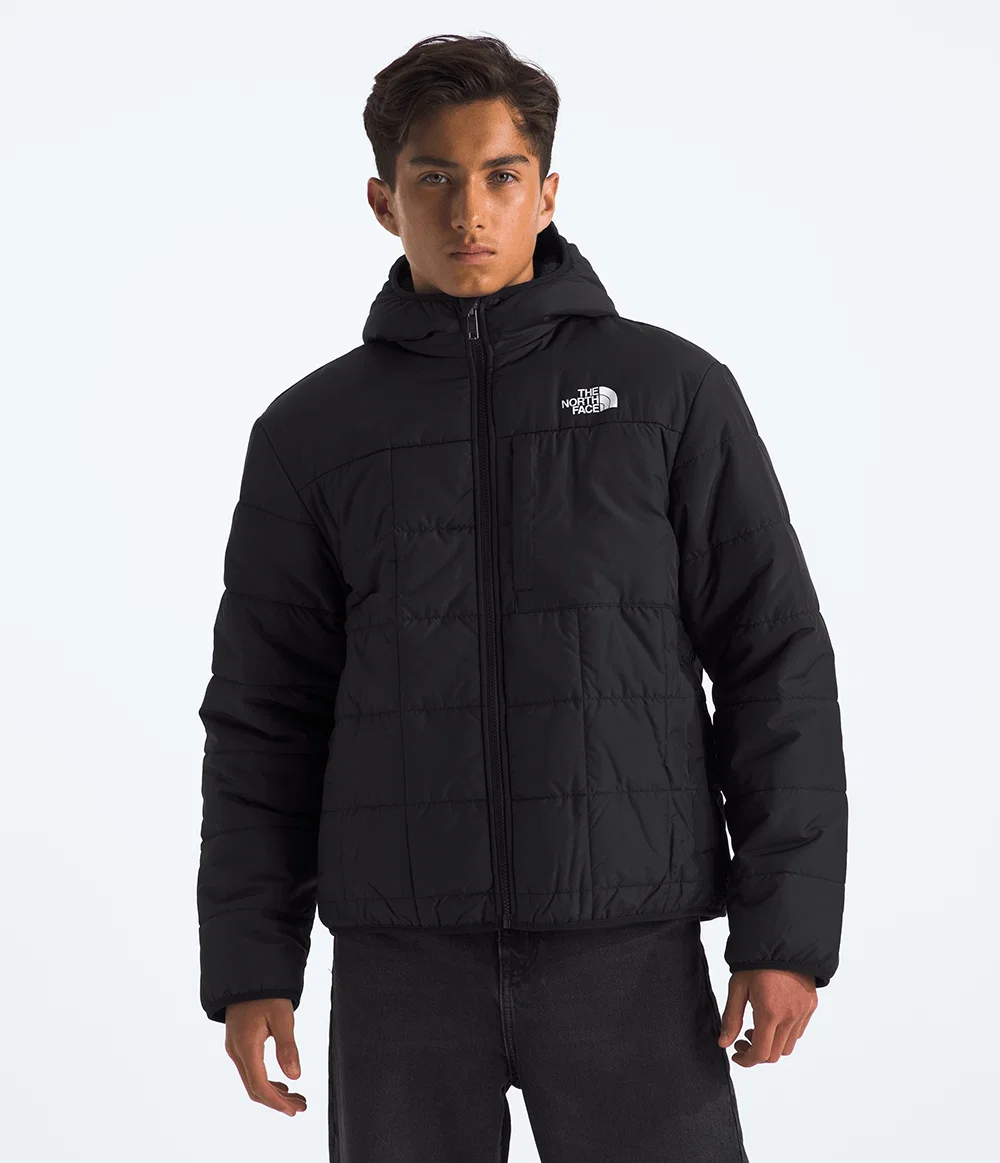 Jaqueta Infantil Teen Boys Reversible Shasta Full Zip Hooded TNF Black