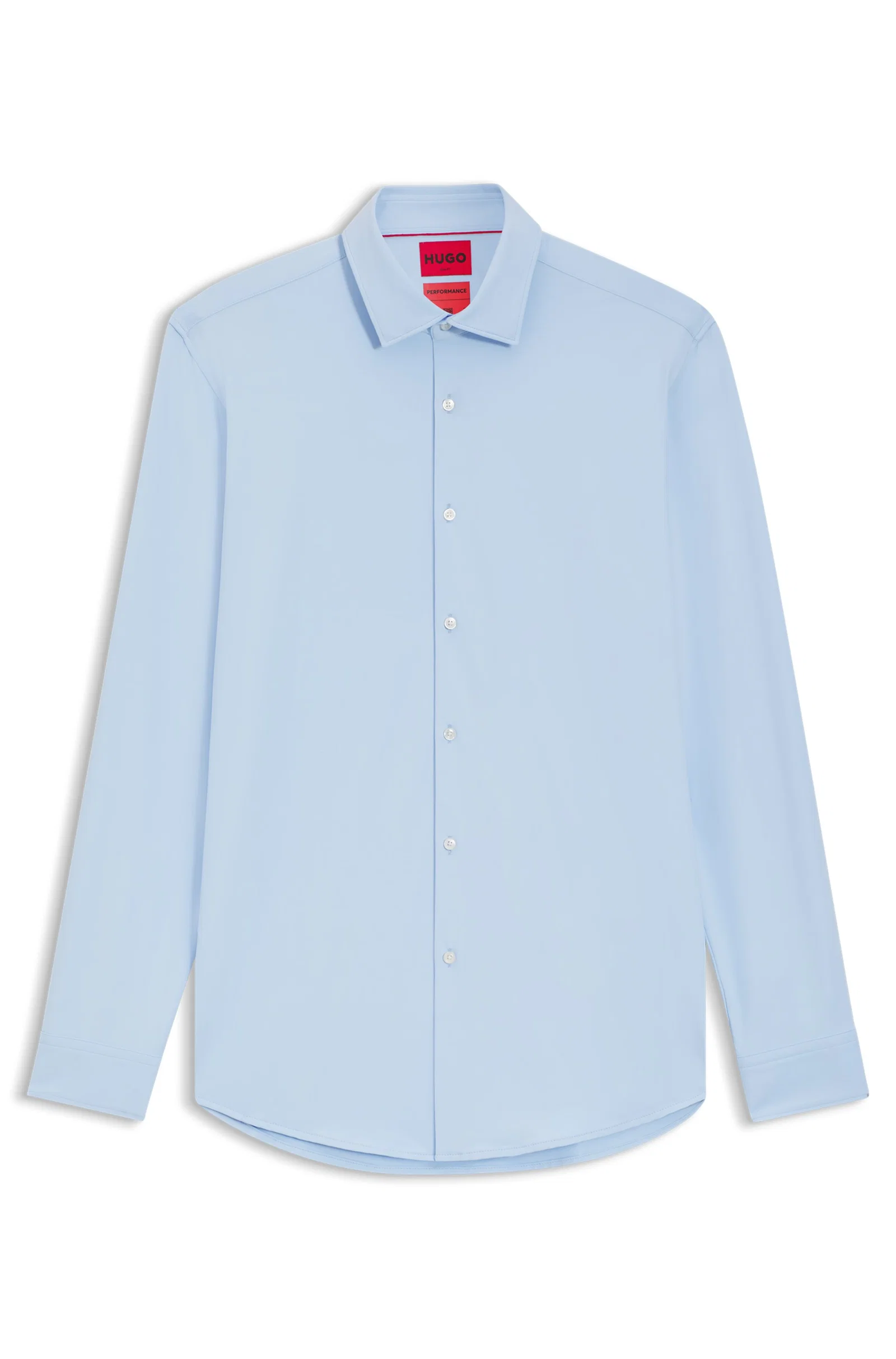 Camisa Slim Fit De Jersey