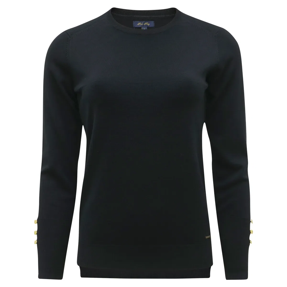 Tricot Gola Careca Polo Play Feminino — imagem 1