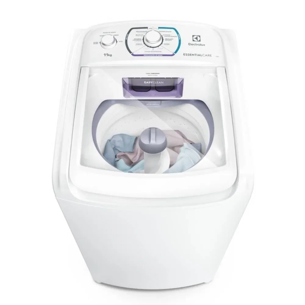Máquina de Lavar Electrolux 11kg Branca Essential Care com Easy Clean e Filtro Fiapos (LES11) — imagem 1