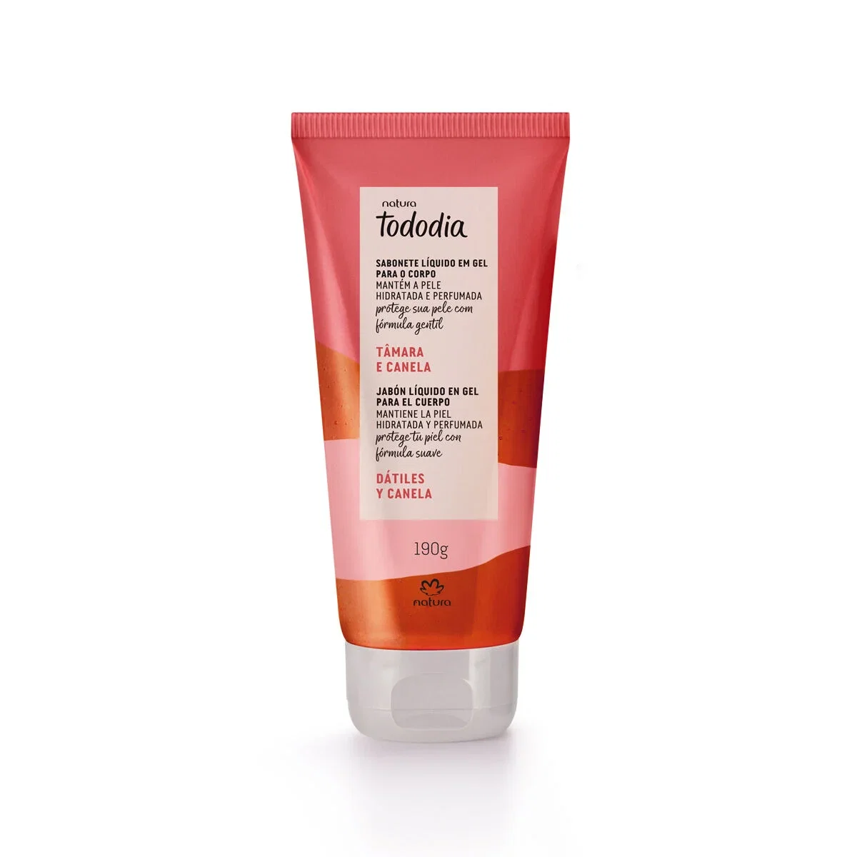 Sabonete Líquido em Gel Tododia Tâmara e Canela 190 g
