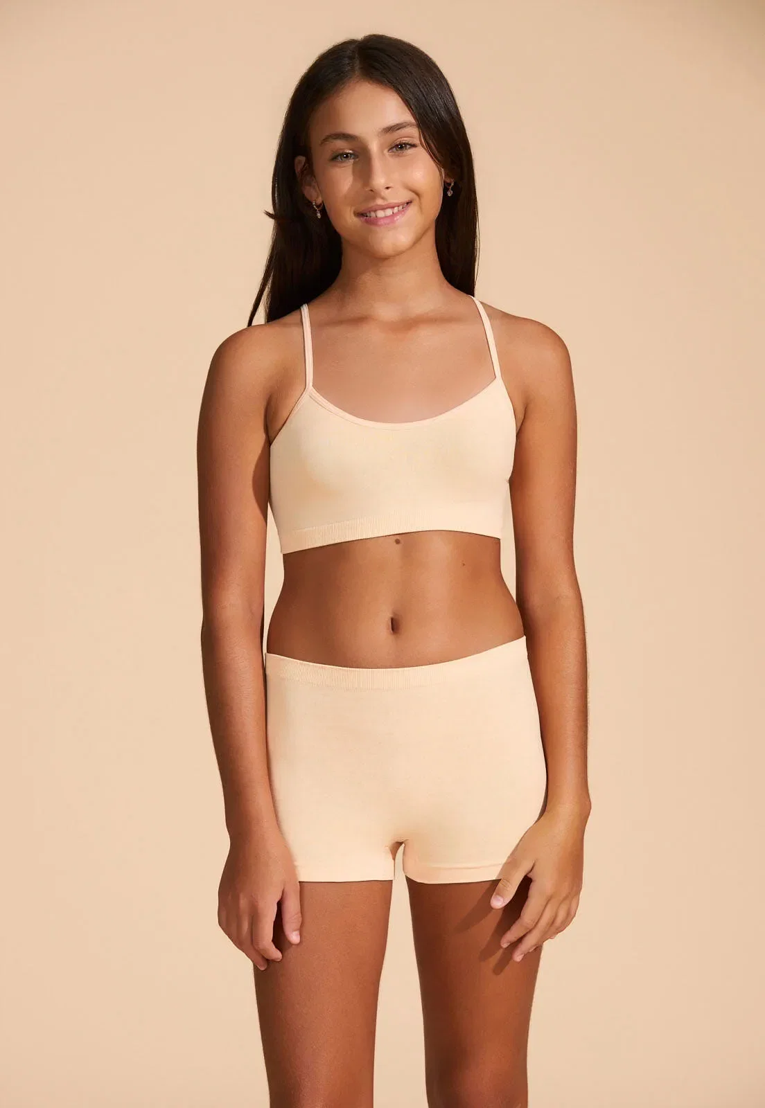 Kit Calcinha Boxer Infantil Sem Costura Recco