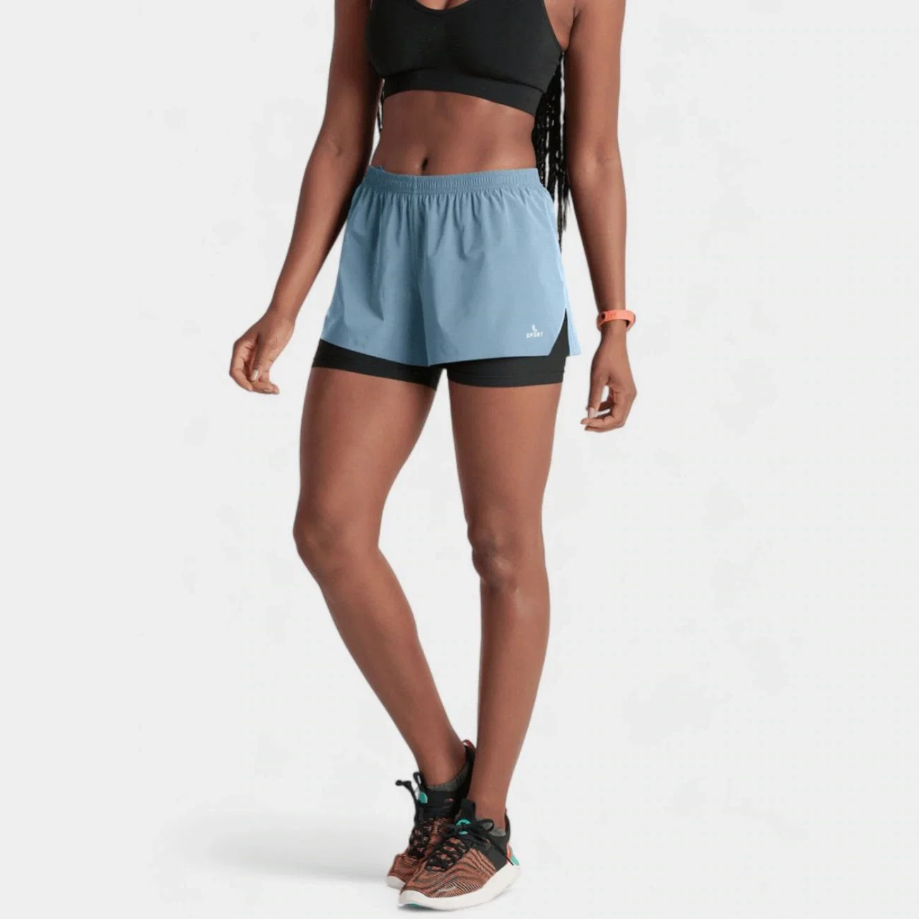 Bermuda LSport Slim Running Lupo - Feminina