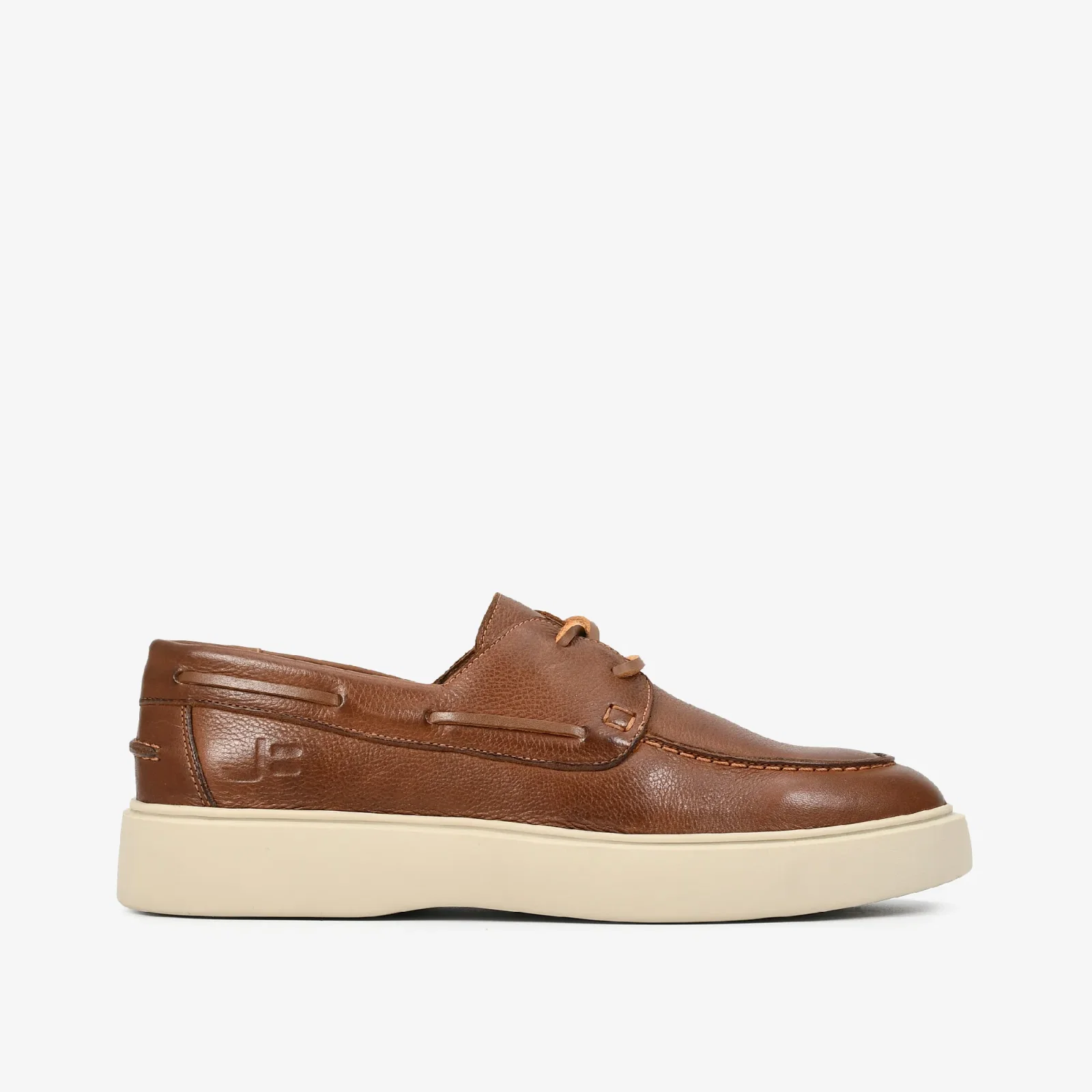 Mocassim Masculino Marrom Caramelo Couro — imagem 1