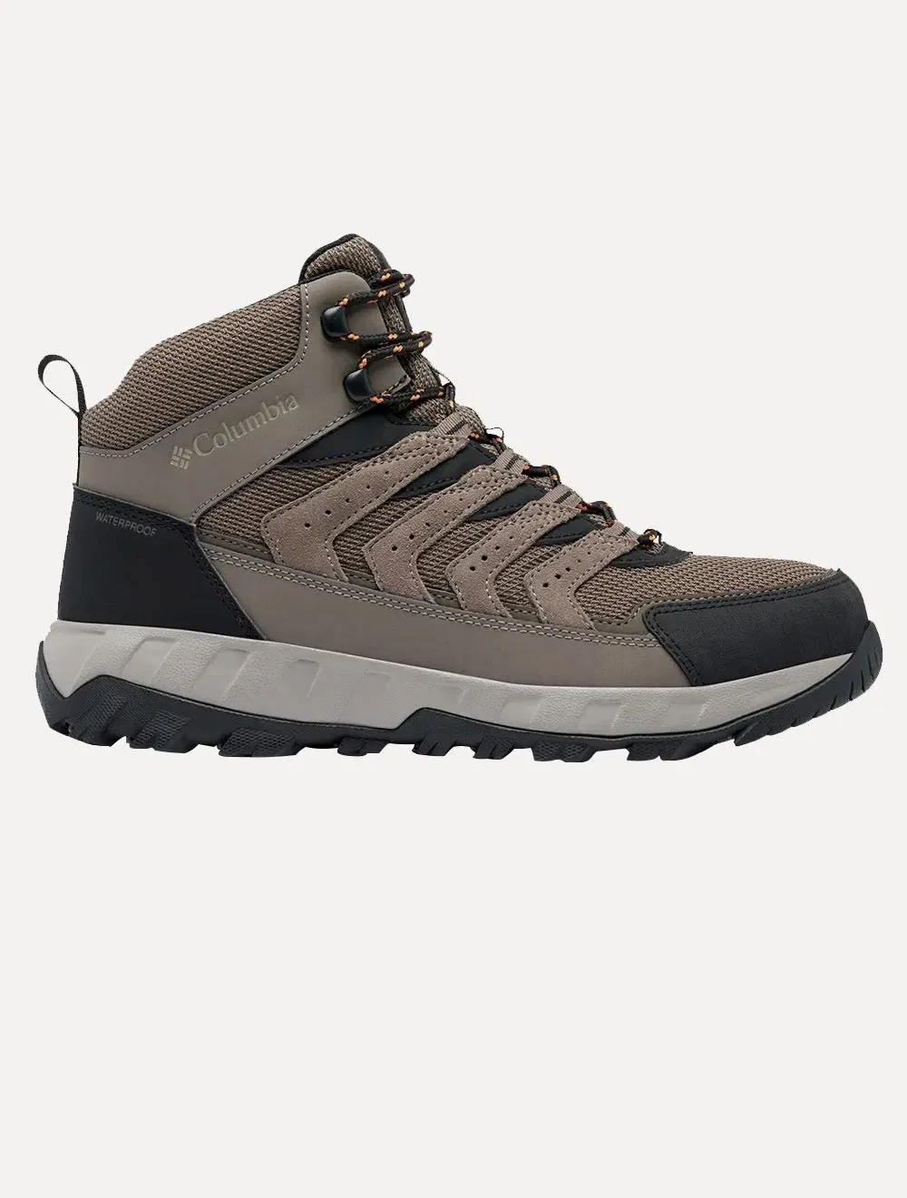 Bota Columbia Masculina Strata Trail Mid WP Marrom Claro