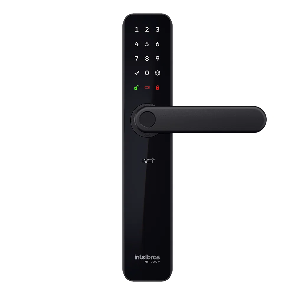 Fechadura Inteligente de Embutir com Maçaneta MFR 7000 V Intelbras