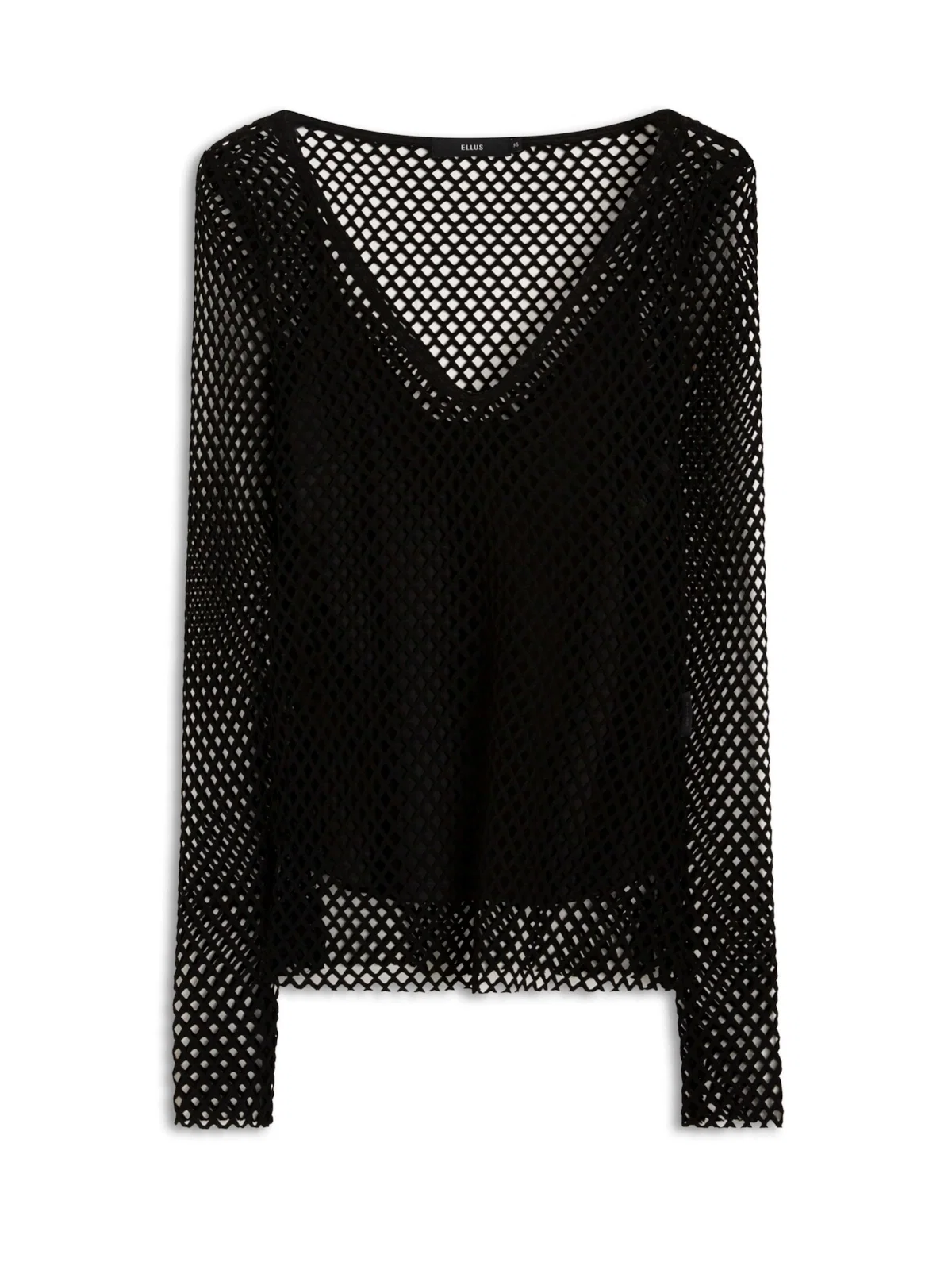Blusa Neckline Aranha Preto