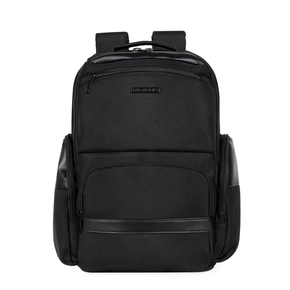 Mochila Masculina Grande Executiva para Notebook Rhodium Preta