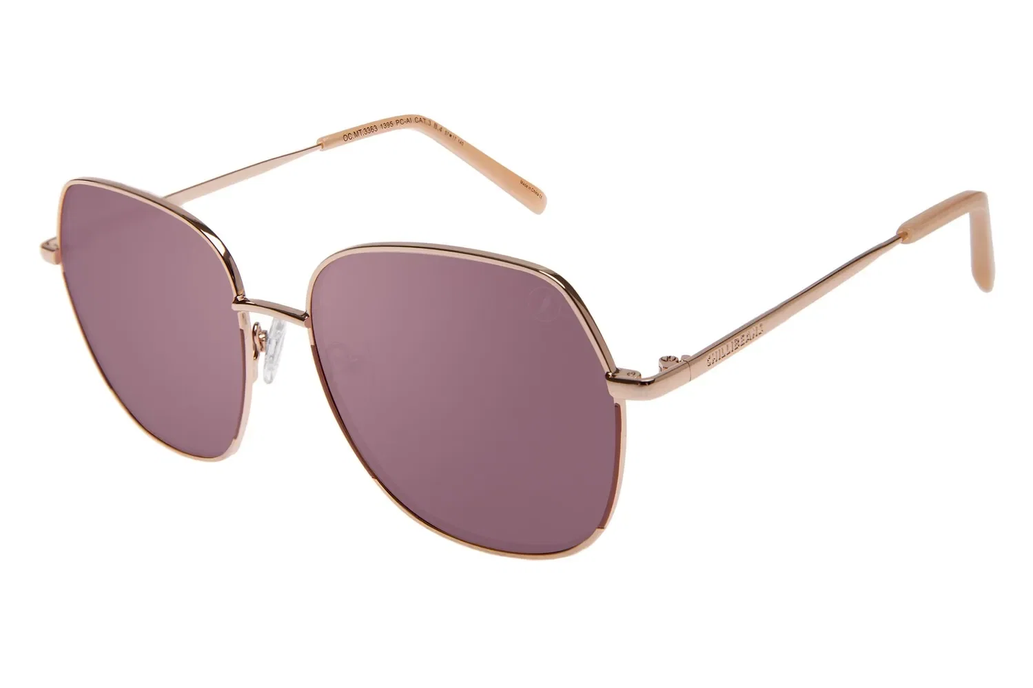 Óculos de Sol Feminino Chilli Beans Quadrado Rosé — imagem 1