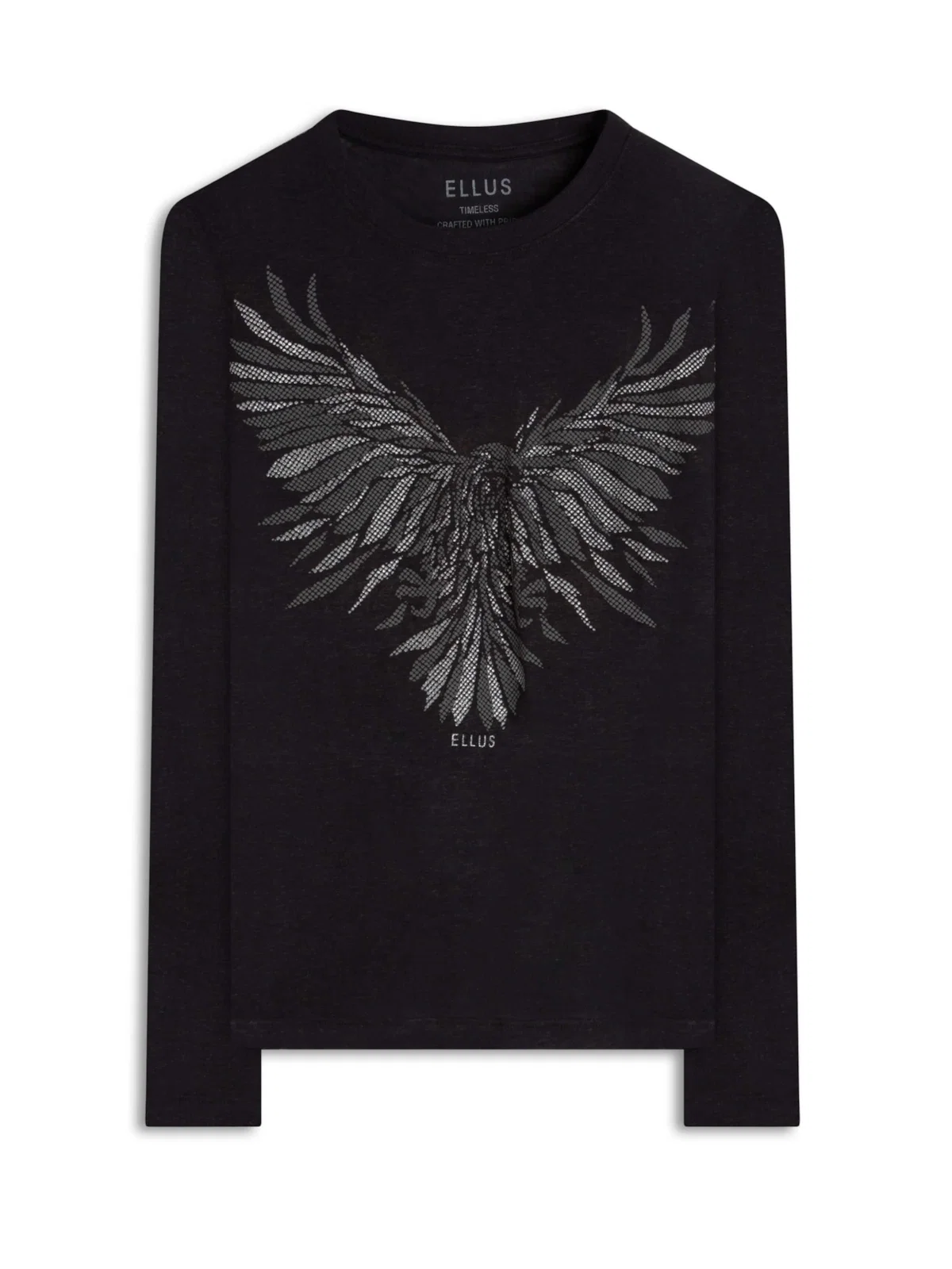 Blusa Eagle Baby Look Preto — imagem 1