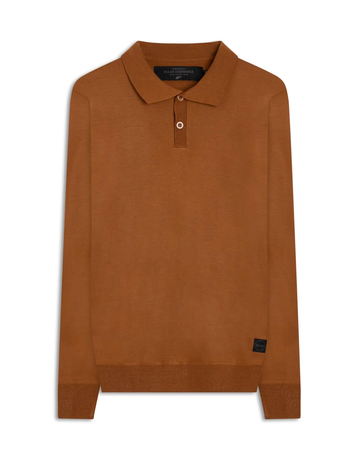 Tricot Basic Stoned Polo Caramelo