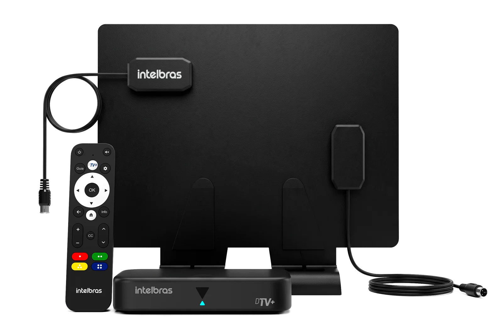 Receptor e Antena Intelbras RDA 300 DTV+ (TV 3.0)