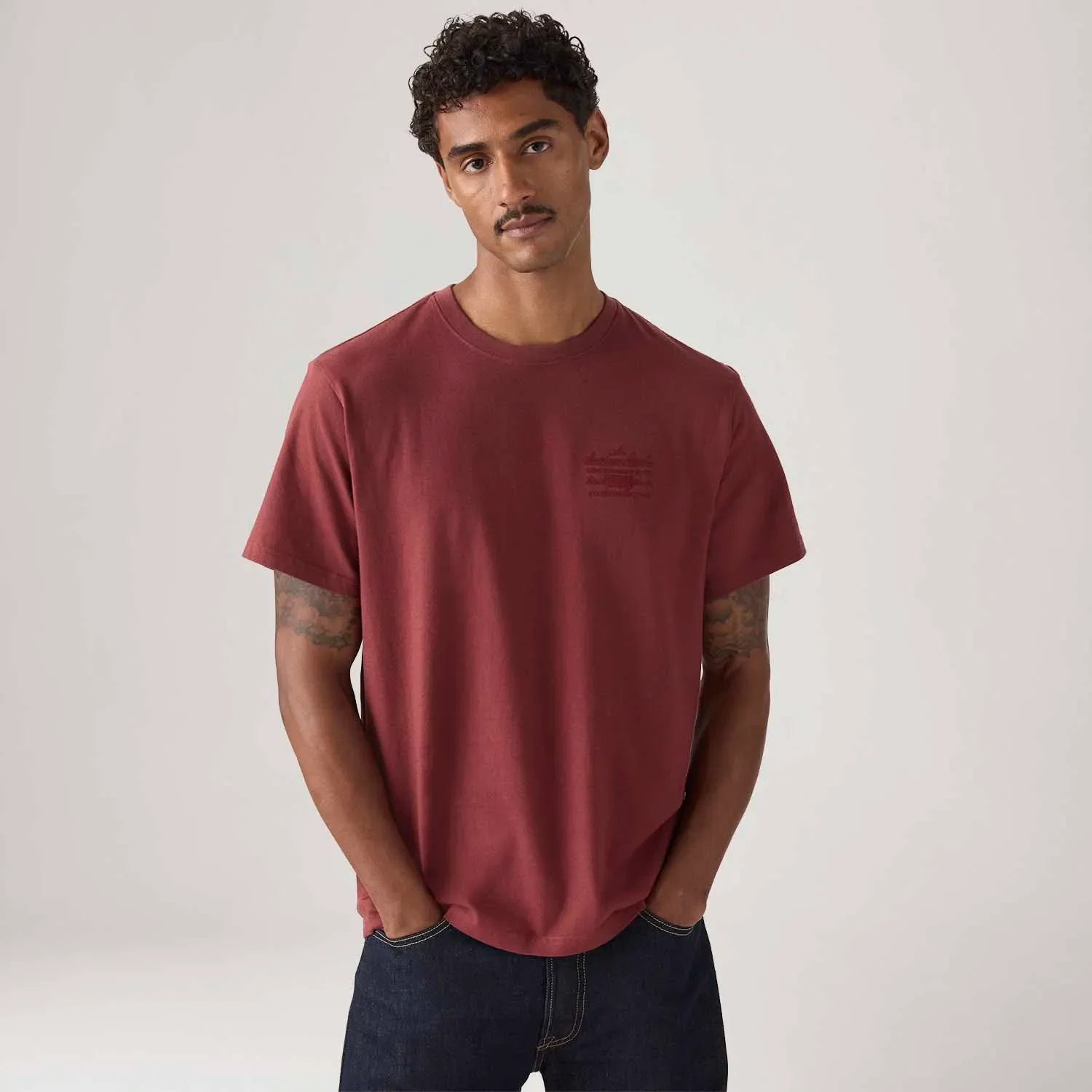 Camiseta Levi's® Graphic Vermelha Manga Curta — imagem 1