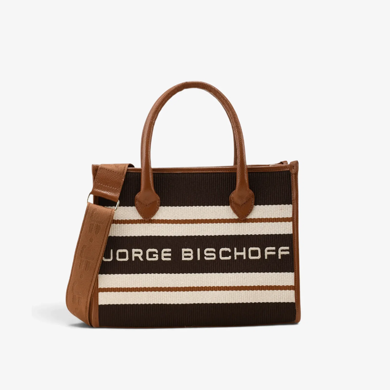 Bolsa Tote Tecido Listrado