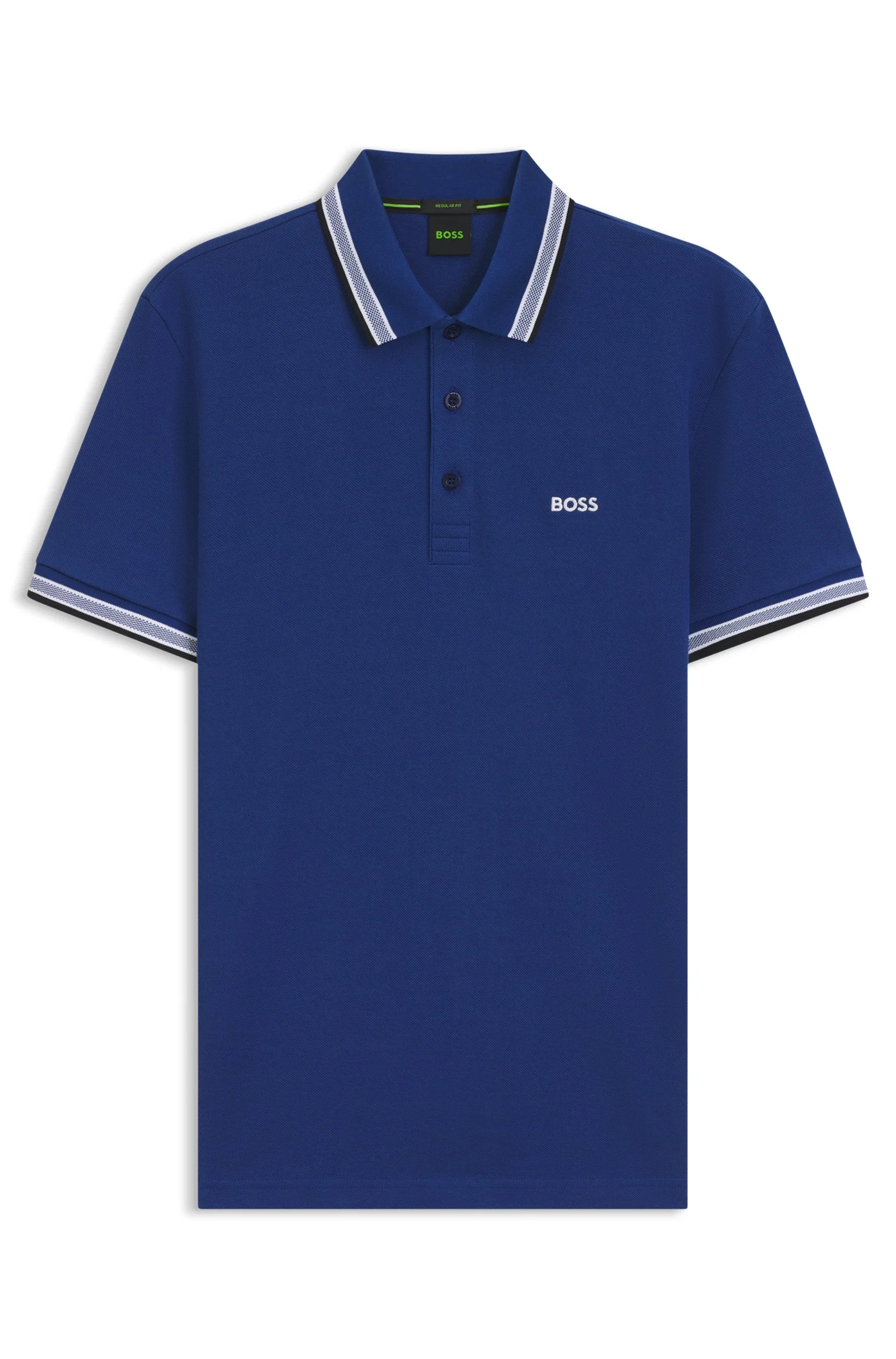 Paddy Polo De Algodão Com Logo Contrastante