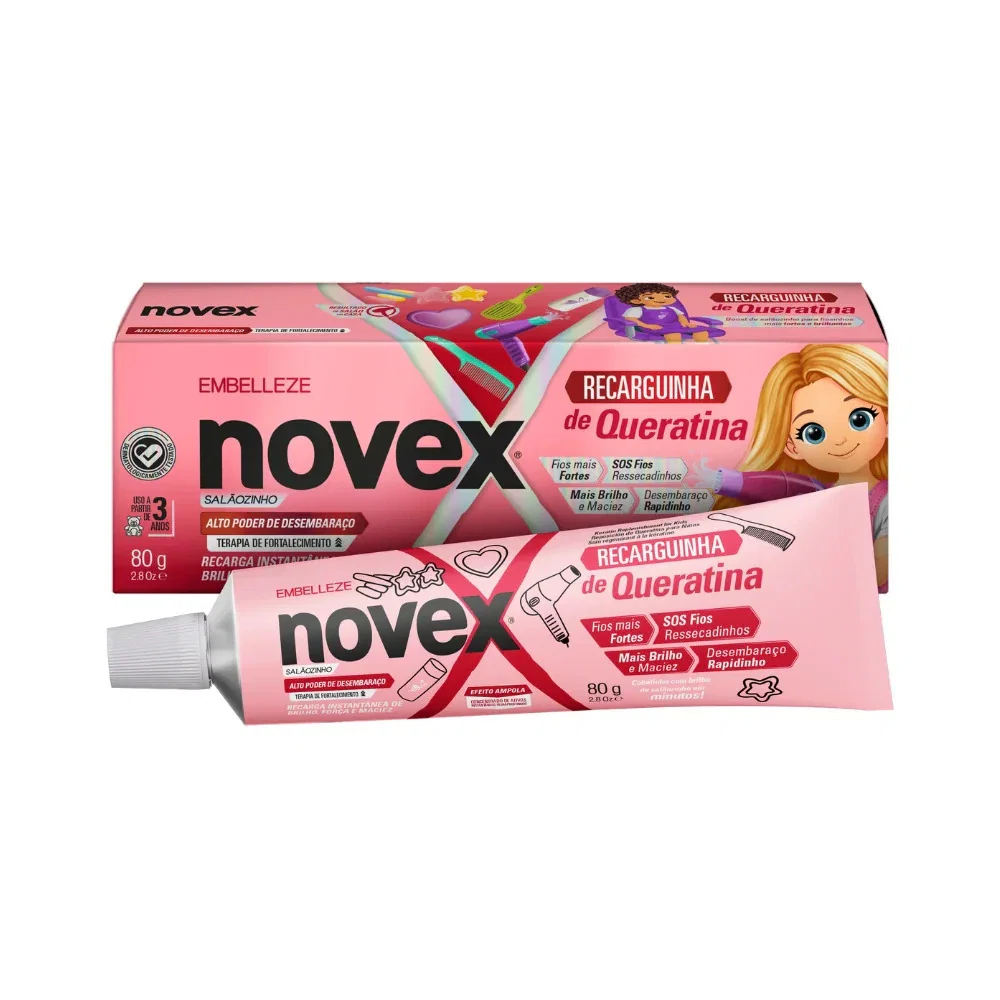 Recarguinha de Queratina Novex Salãozinho 80g