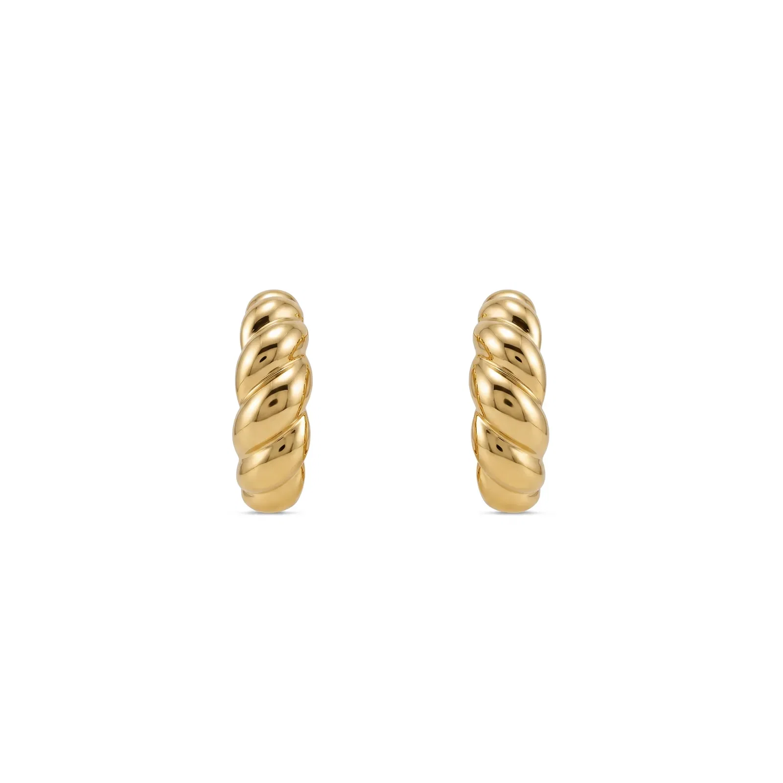 Argola Viena em Ouro Amarelo 18k, 15mm — imagem 1