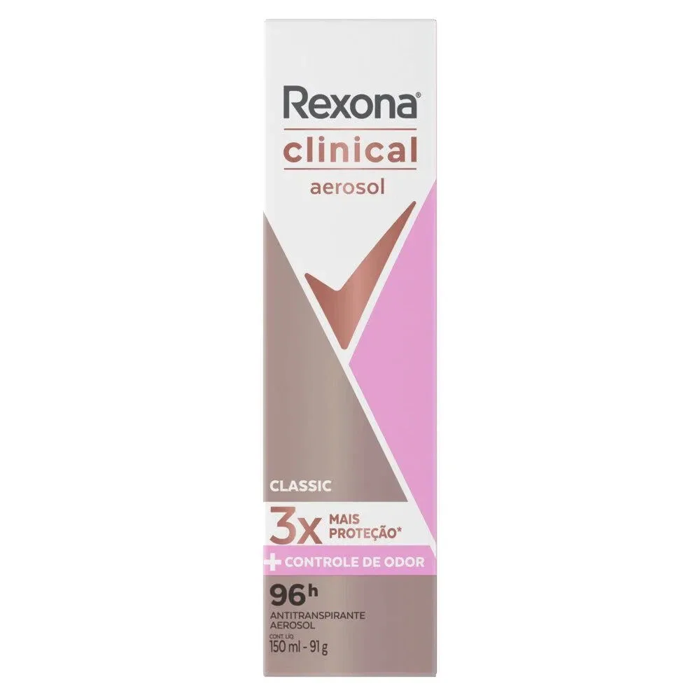 Desodorante Aerosol Rexona Clinical Classic 150ml