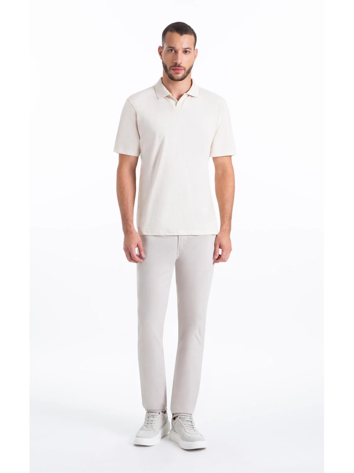 Calça Color Twill Power Slim b Faca Silver