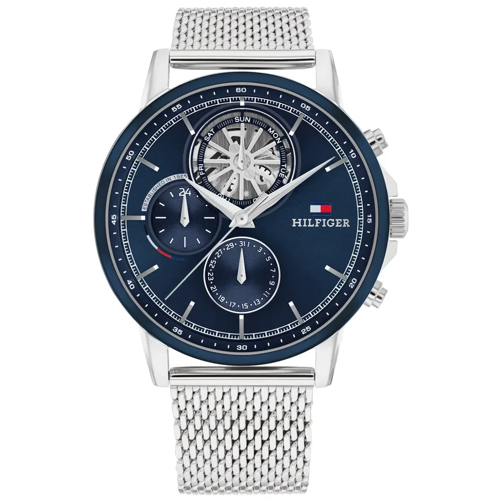 Relógio Tommy Hilfiger Masculino Aço Prateado 1710609