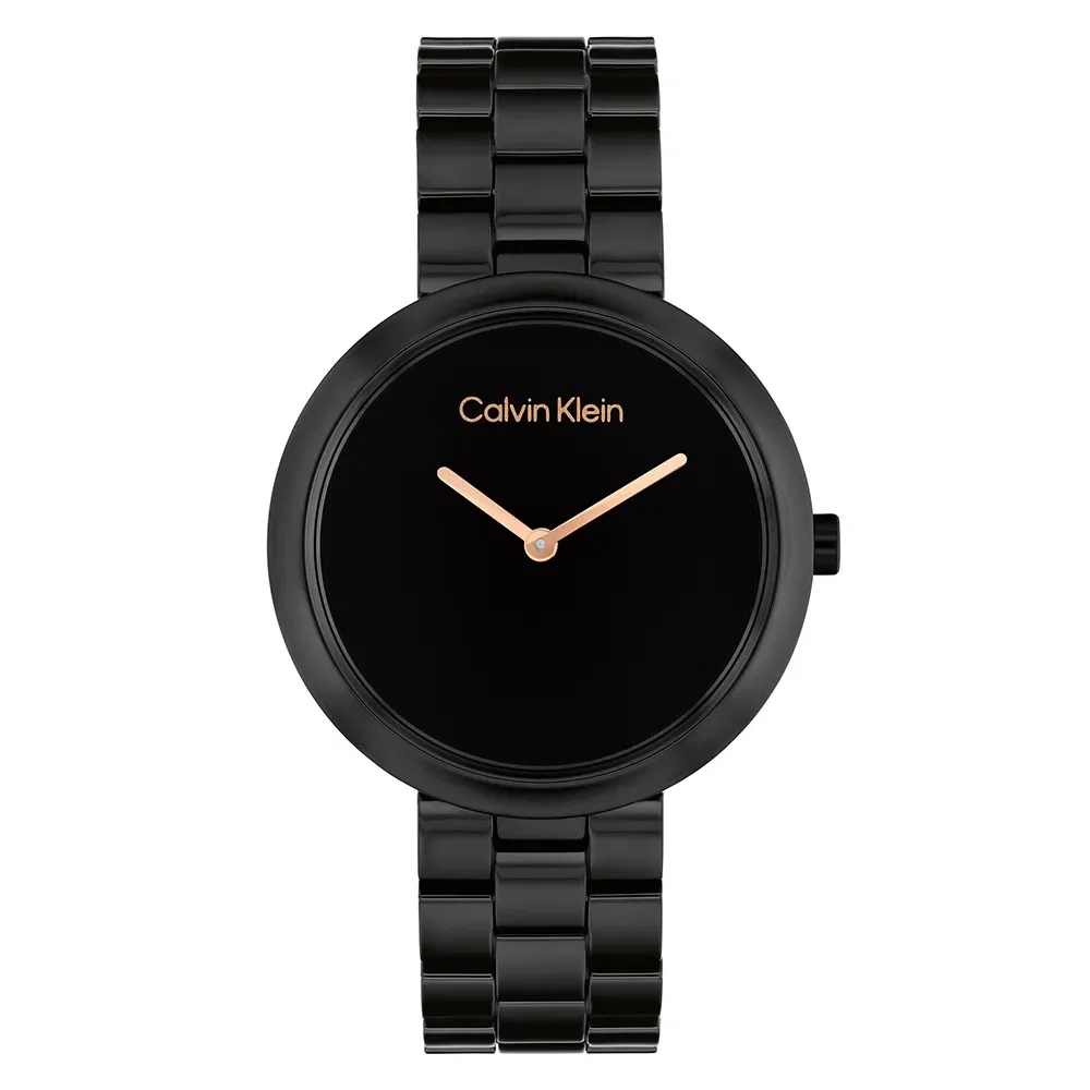 Relógio Calvin Klein Feminino Cerâmica Preta 25100075 — imagem 1