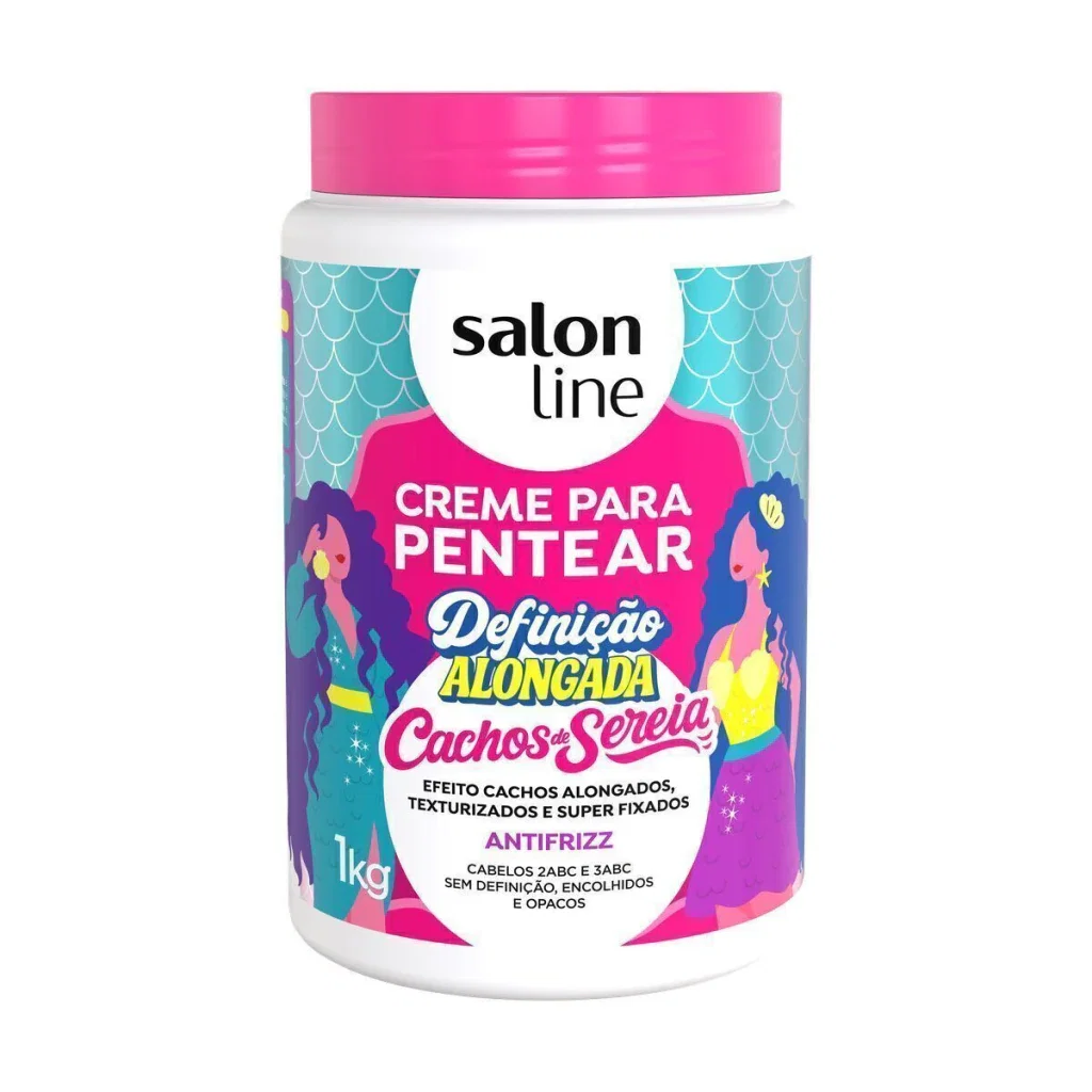 Creme para Pentear Salon Line Definição Alongada Cachos de Sereia 1kg