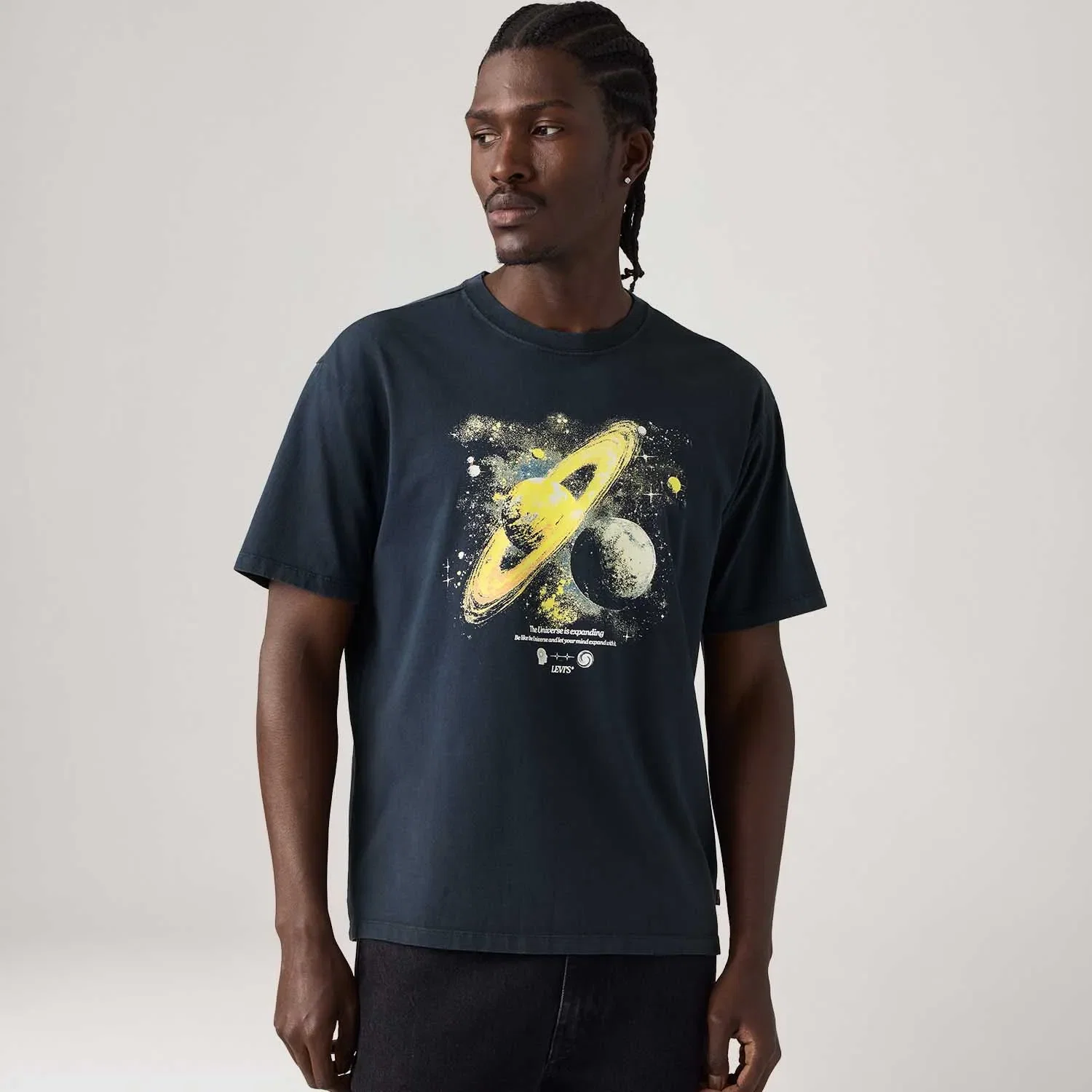 Camiseta Levi's® Vintage Graphic Azul Marinho Manga Curta — imagem 1