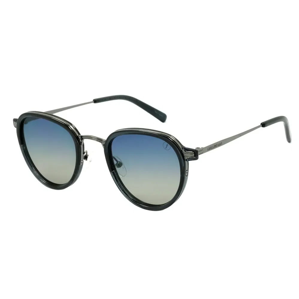 Óculos de Sol Feminino Chilli Beans Redondo Degradê Azul — imagem 1