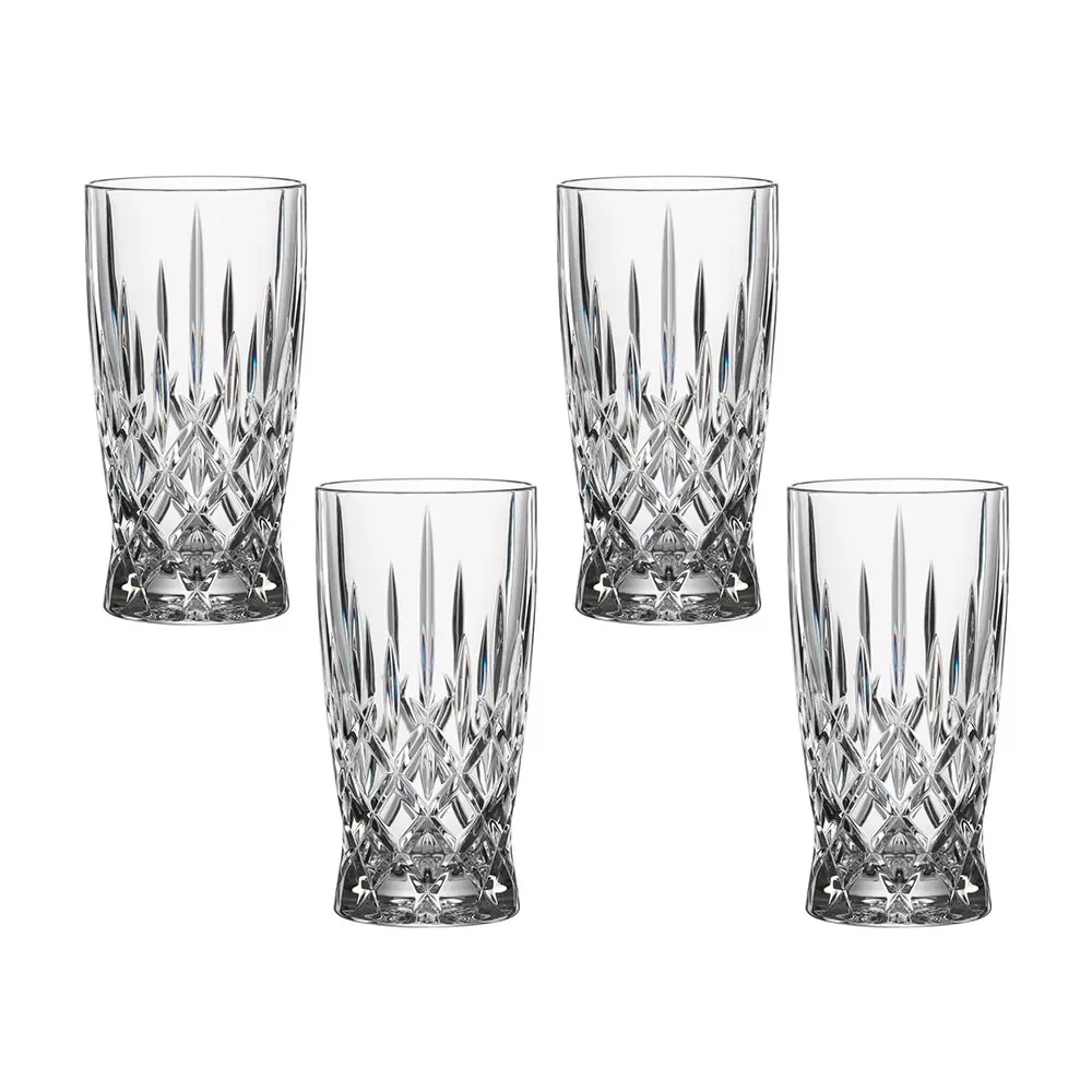 4 Copos Altos Noblesse em Vidro Cristal 250ml Nachtmann